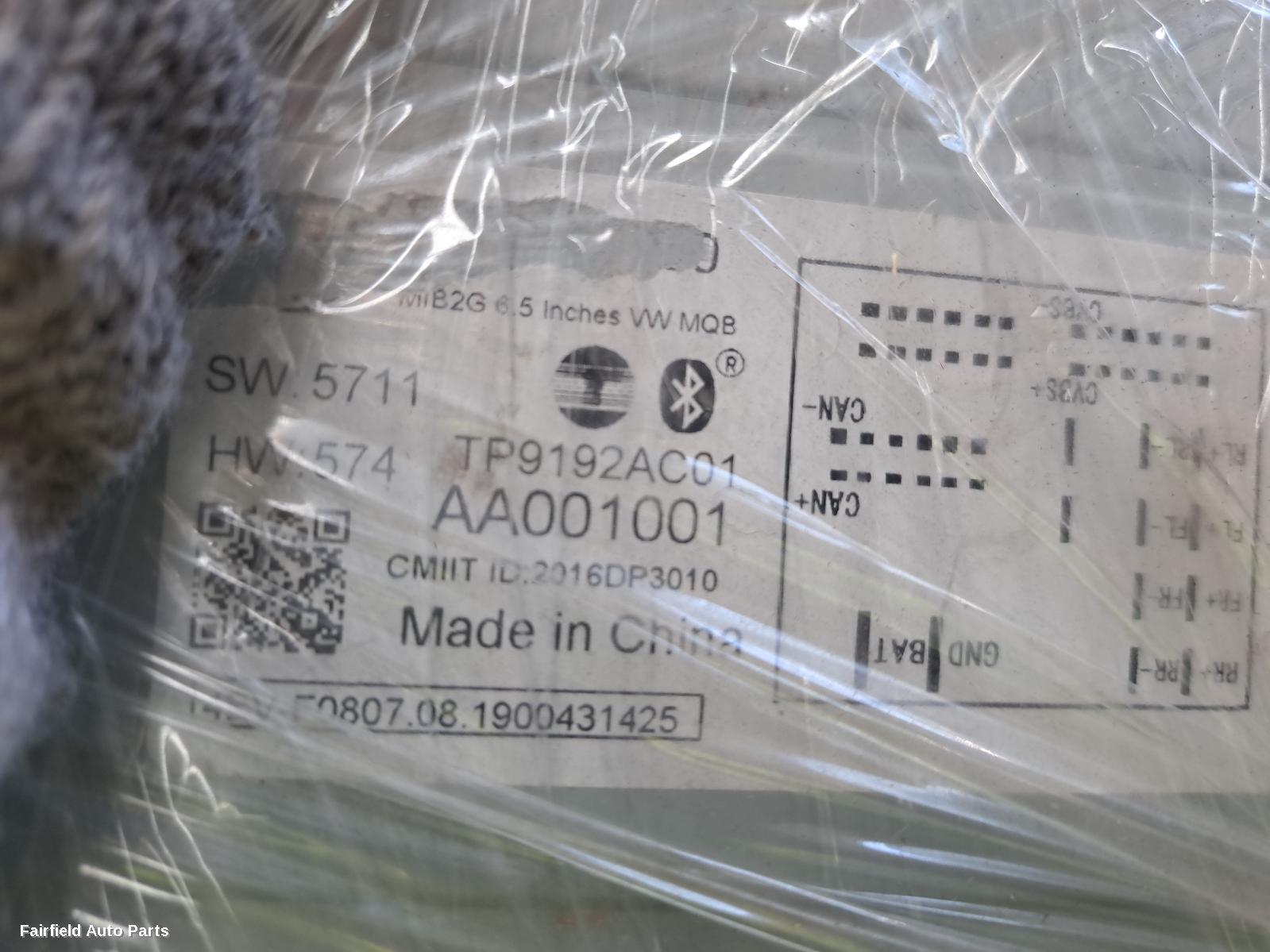 2012 Volkswagen Amarok Radio Cd Dvd Sat Tv