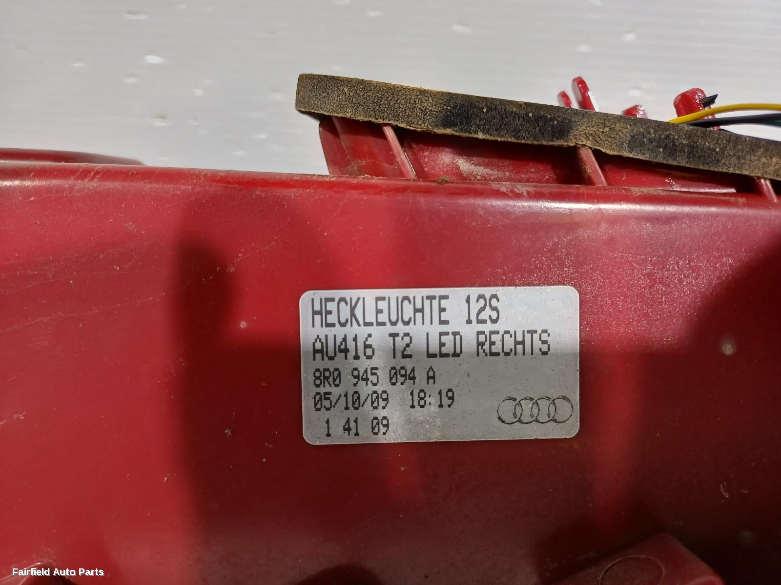 2008-2012 Audi Q5 Right Taillight