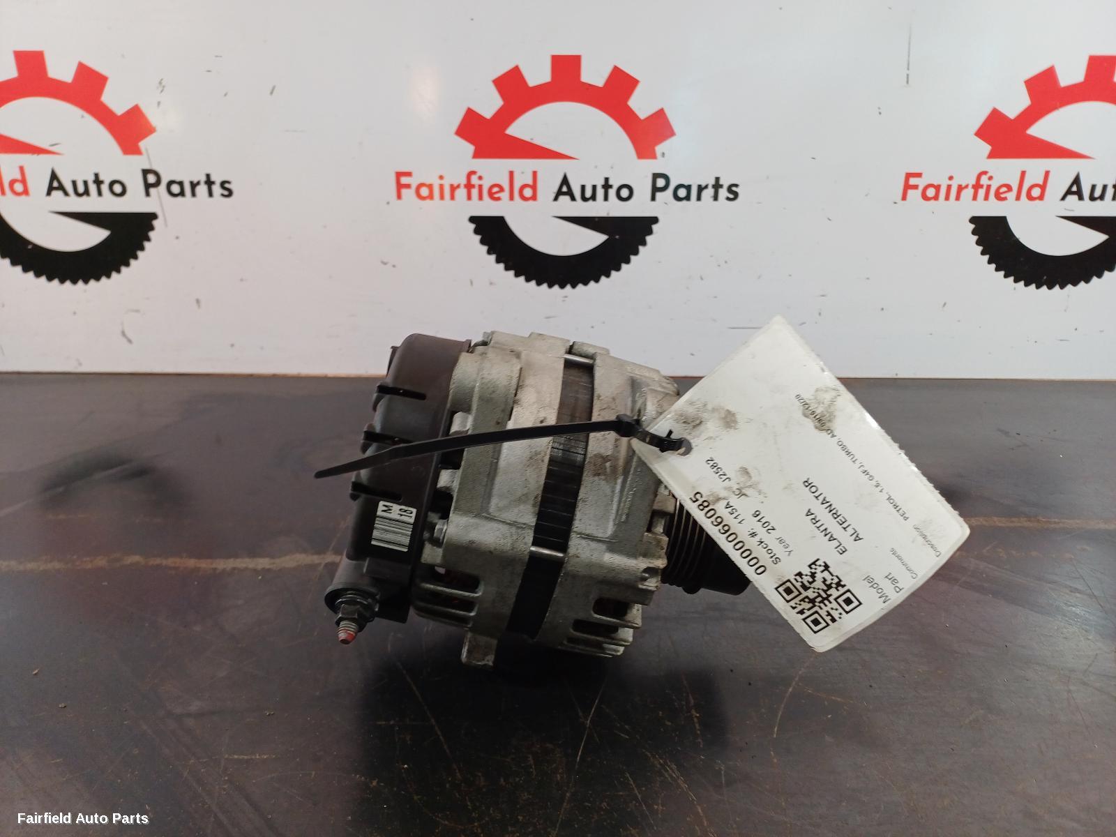 2016-2020 Hyundai Elantra Alternator