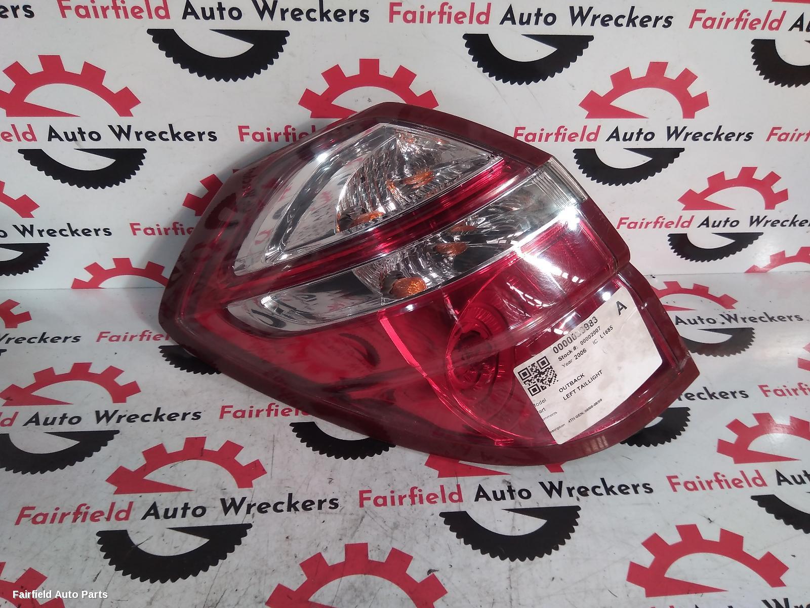 2006-2009 Subaru Outback Left Taillight