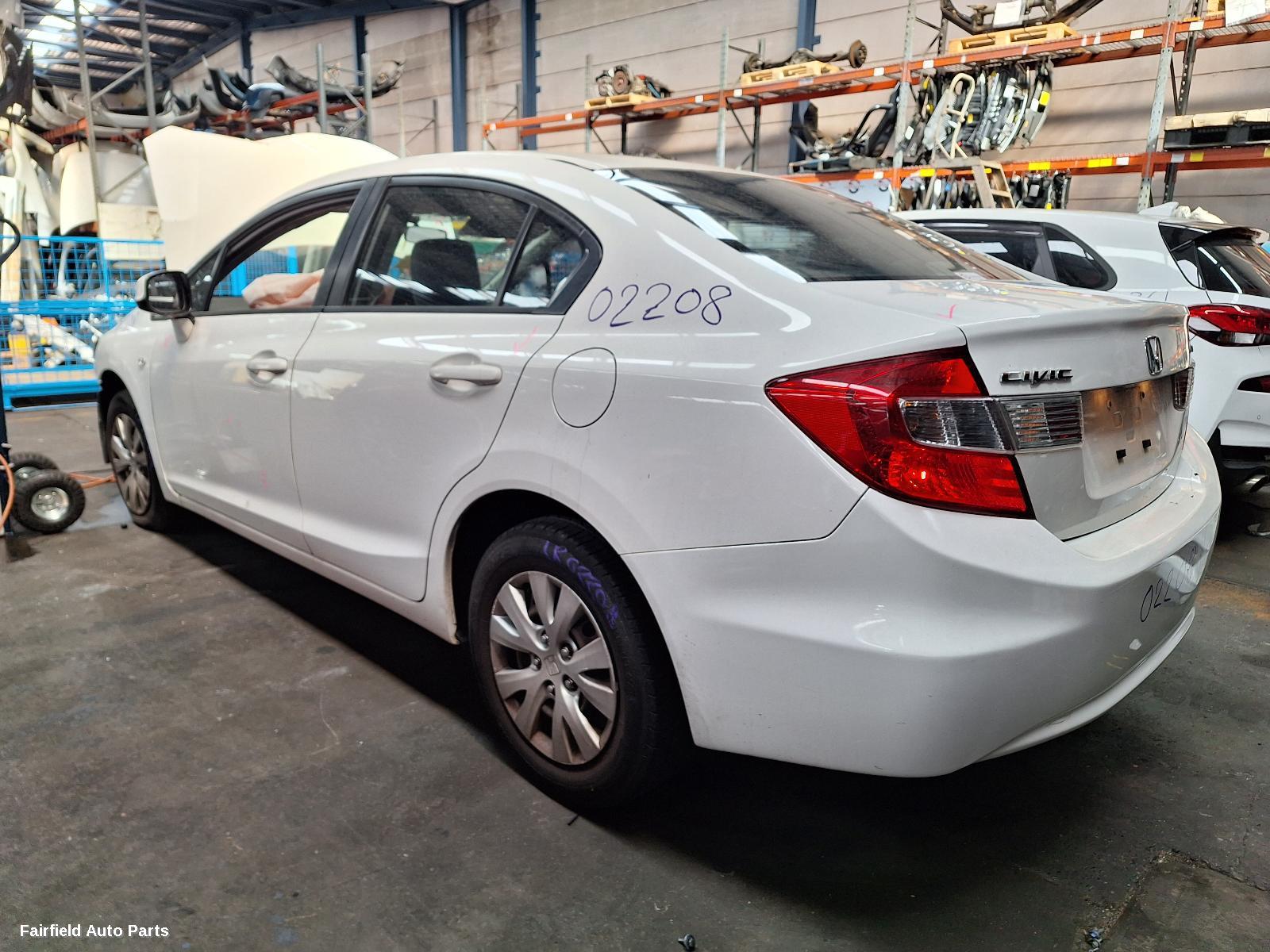 2012 Honda Civic Left Front Door Window