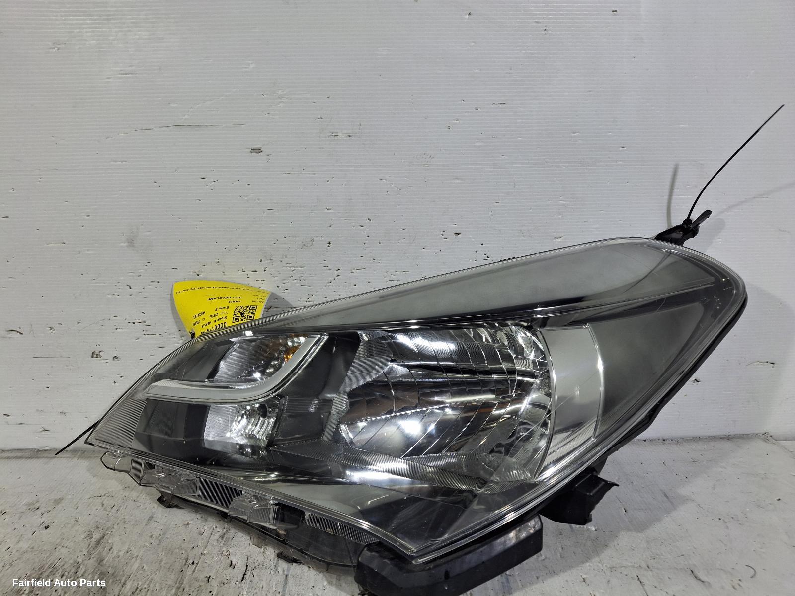 2014-2016 Toyota Yaris Left Headlamp
