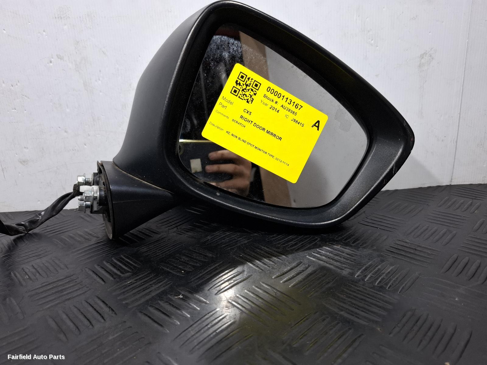 2012-2014 Mazda Cx5 Right Door Mirror