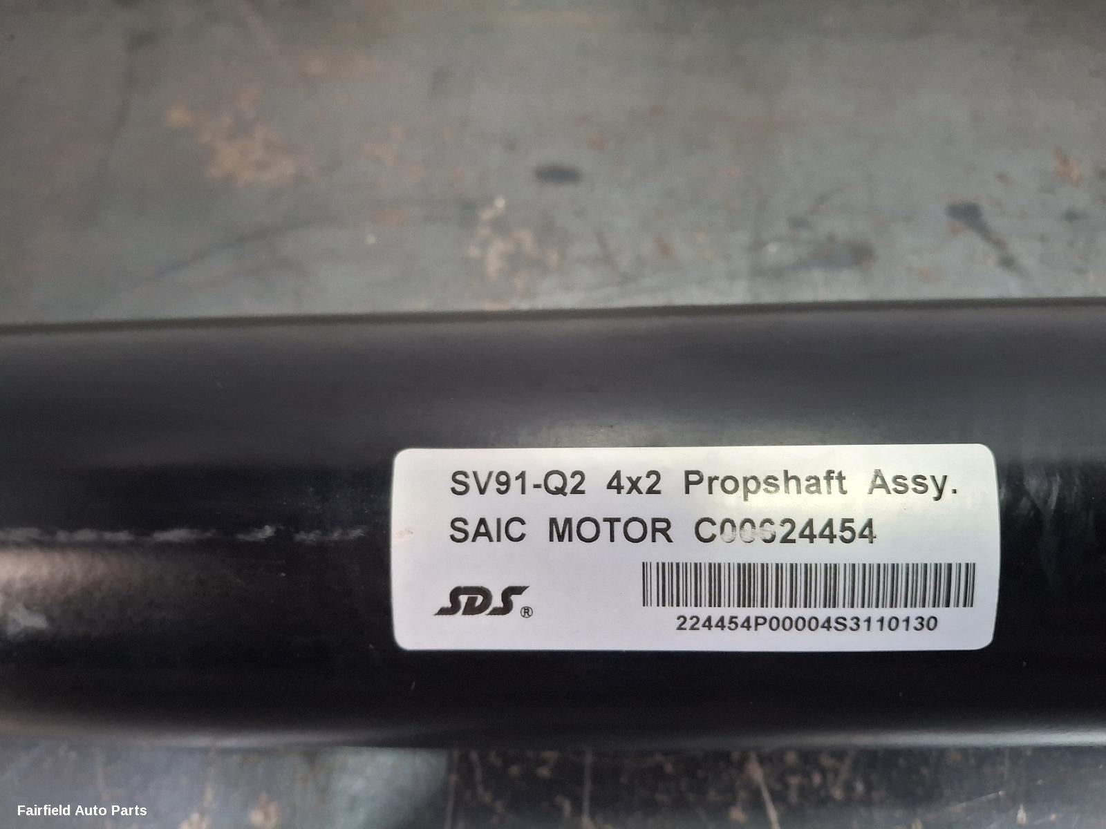 2017-2025 Ldv D90 Rear Drive Shaft