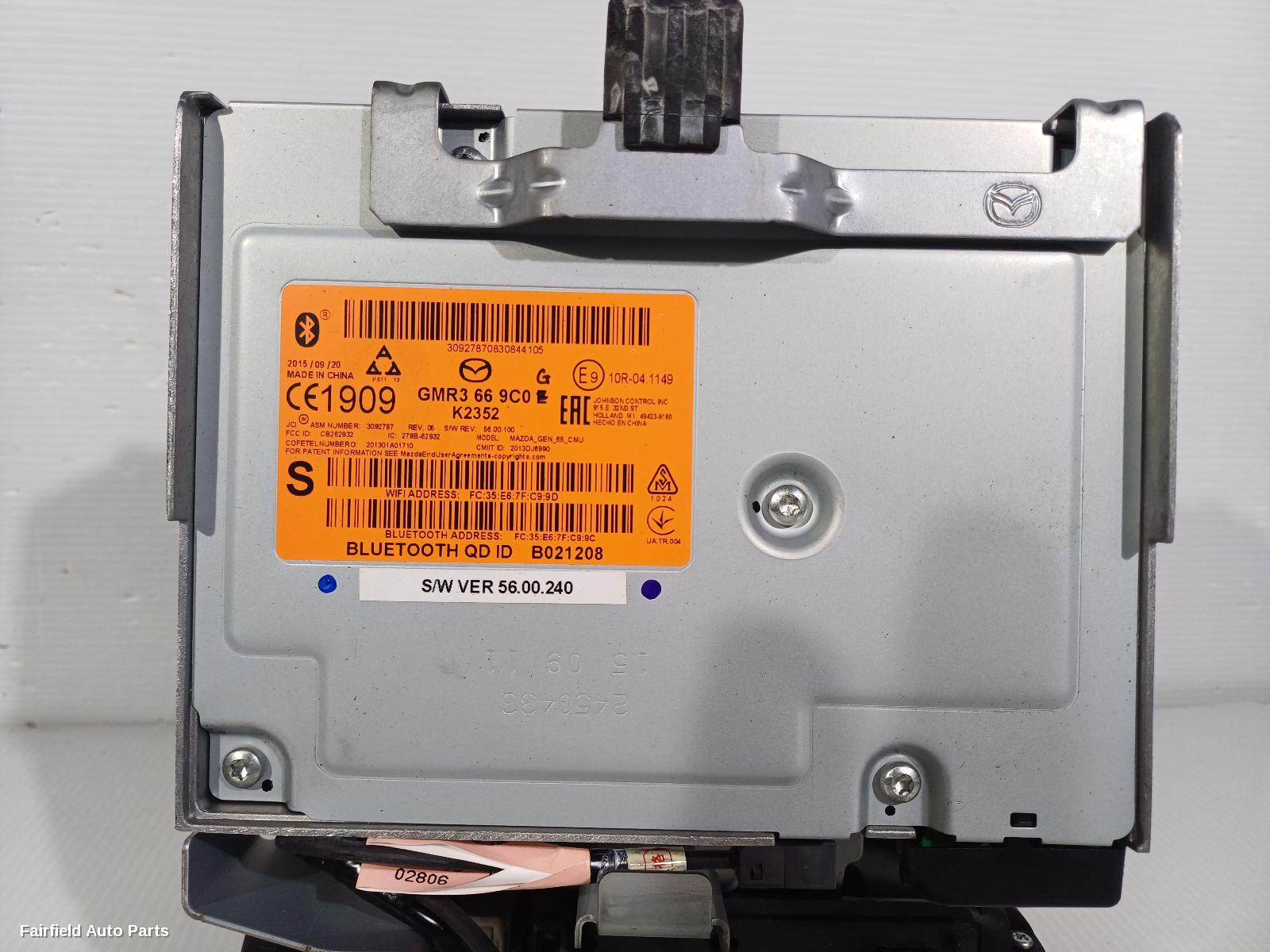 2015-2022 Mazda Cx3 Radio Cd Dvd Sat Tv