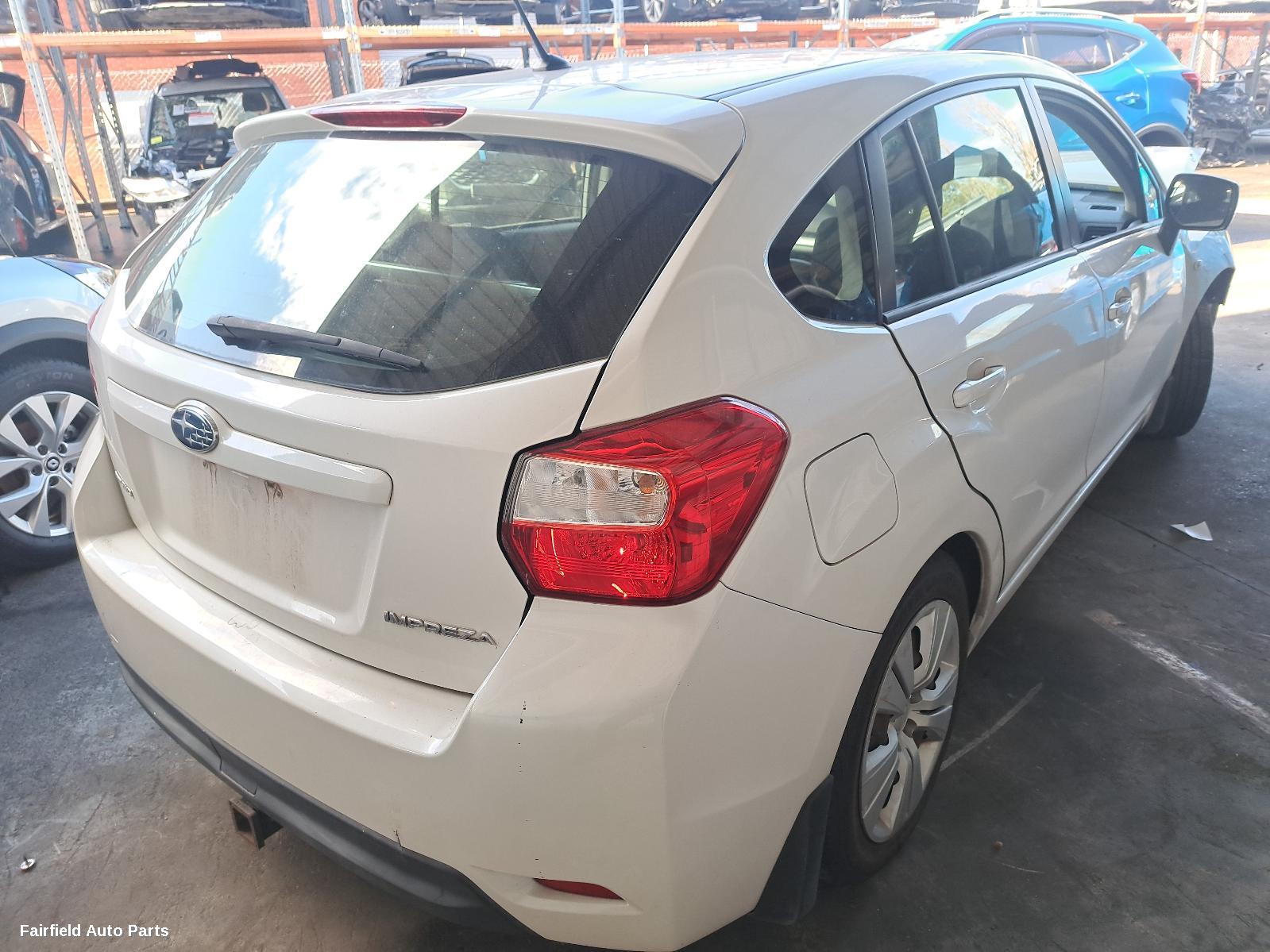 2013 Subaru Impreza Engine