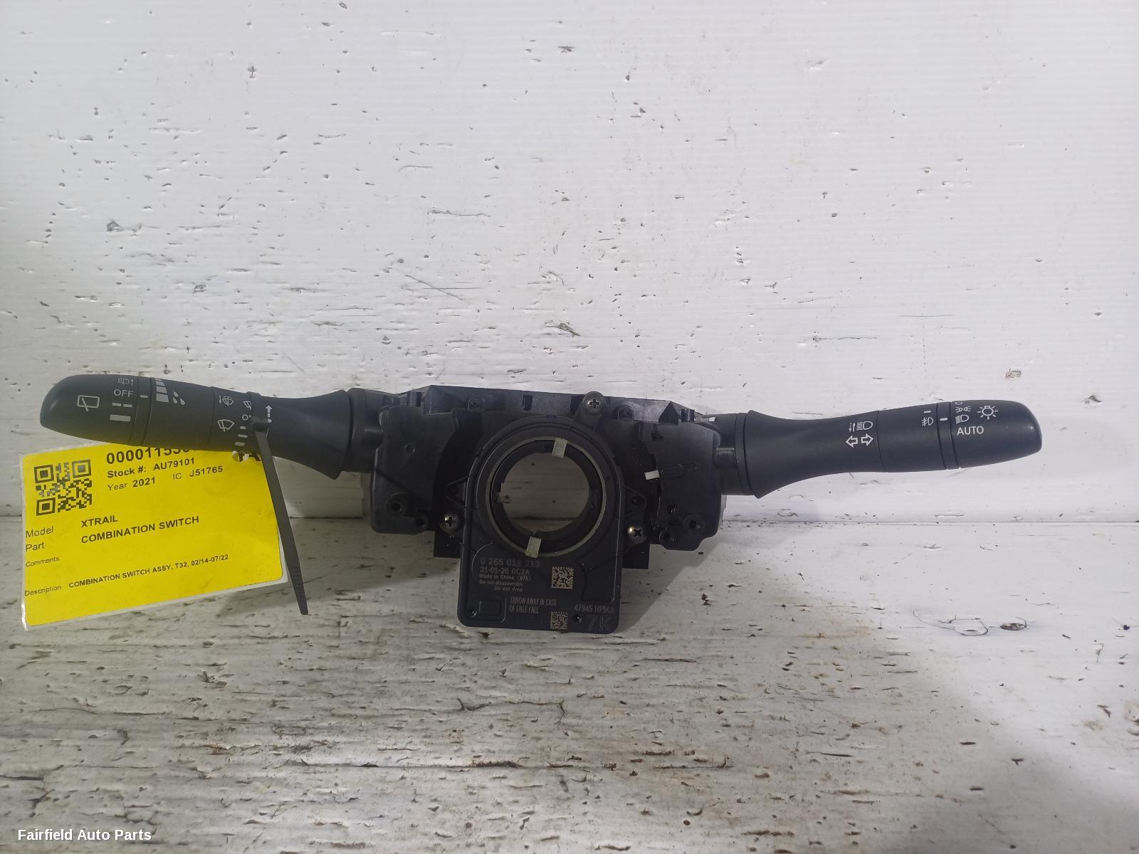 2014-2022 Nissan Xtrail Combination Switch