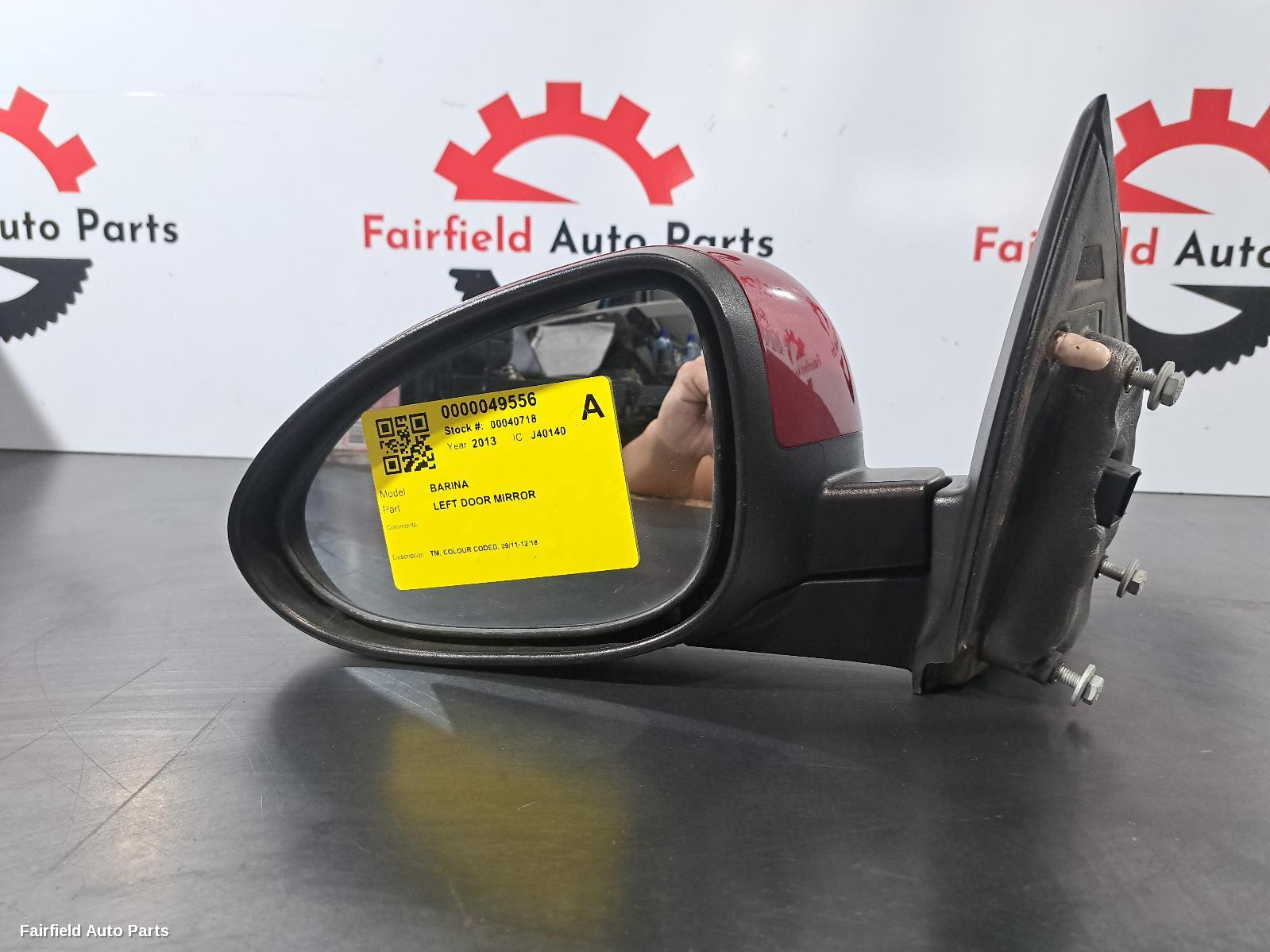 2013 Holden Barina Left Door Mirror