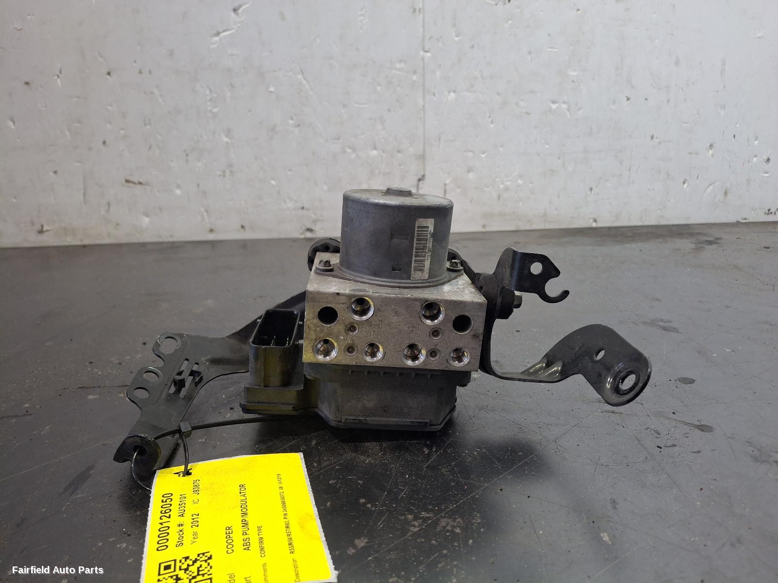 2010-2016 Mini Cooper Abs Pump Modulator