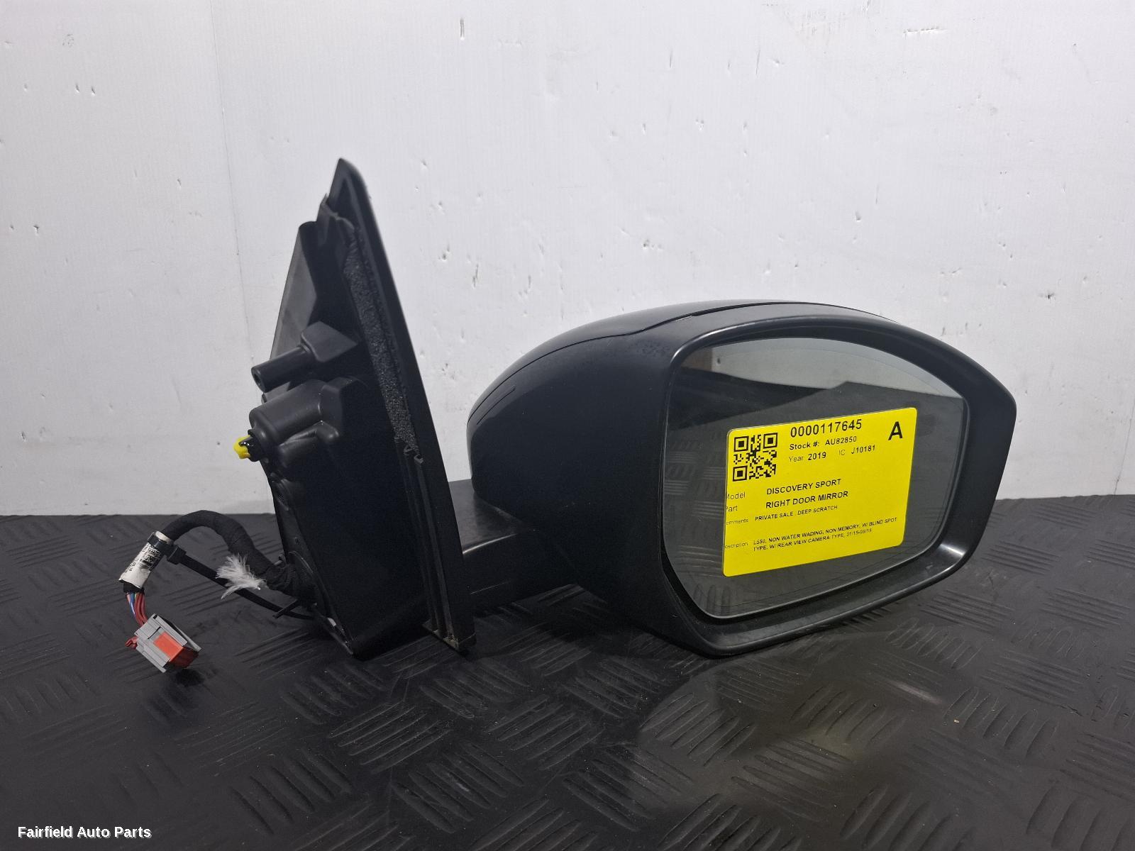 2015-2019 Land Rover Discovery Sport Right Door Mirror