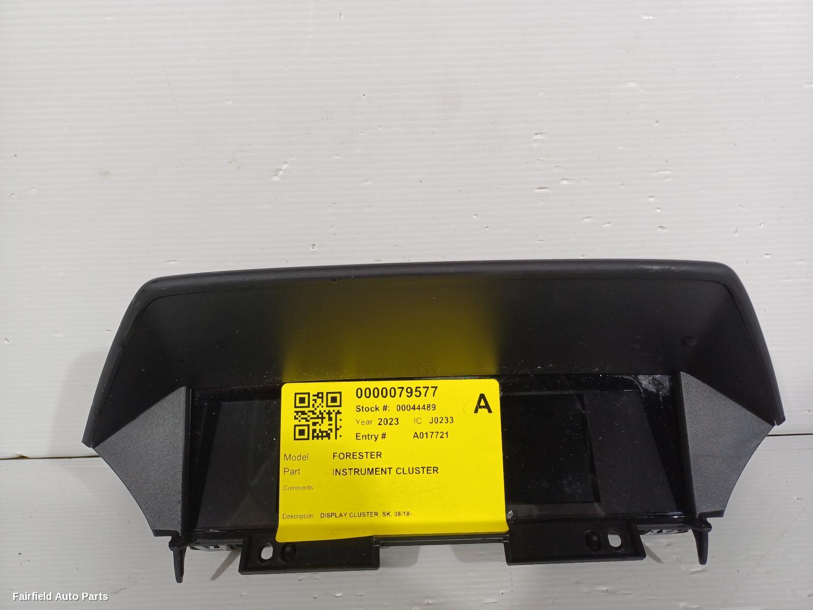 2018-2024 Subaru Forester Instrument Cluster