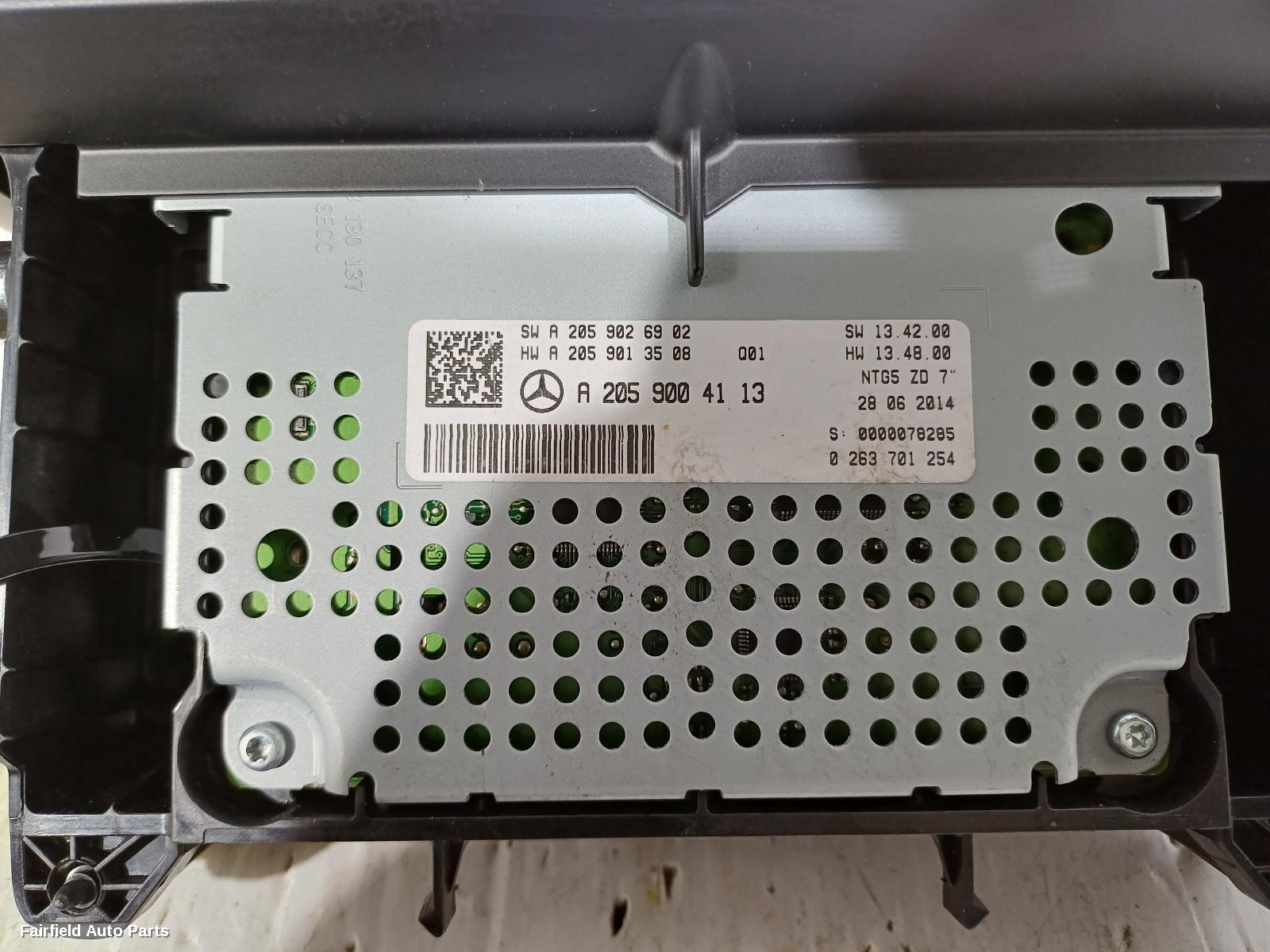 2011-2015 Mercedes C Class Radio Cd Dvd Sat Tv