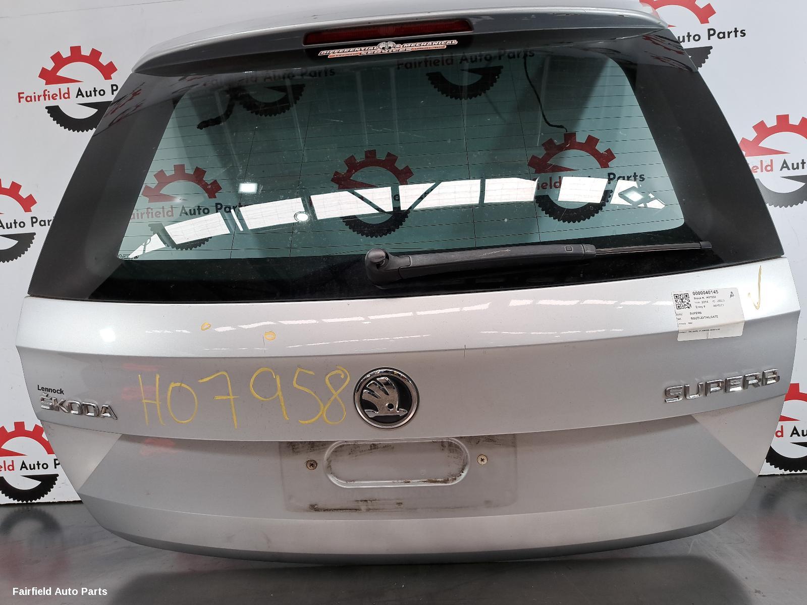 2013-2015 Skoda Superb Bootlid Tailgate
