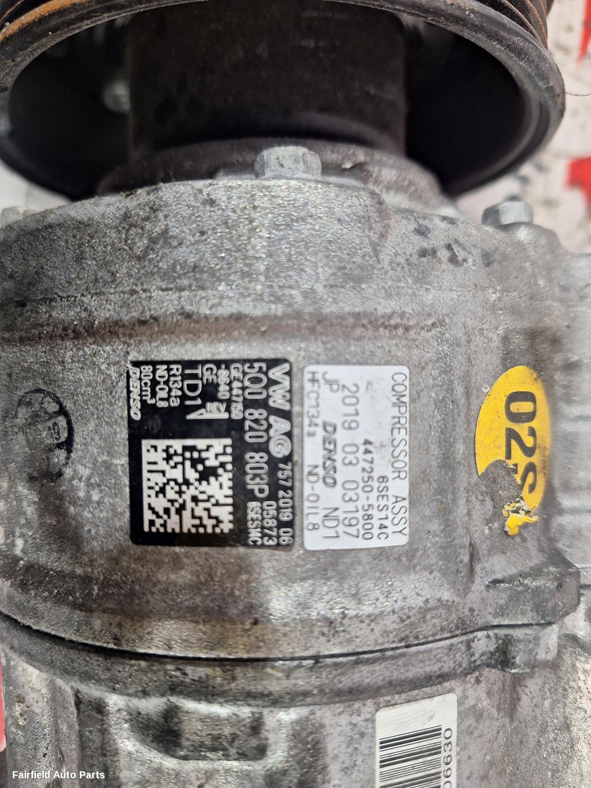 2019 Volkswagen Tiguan A C Compressor