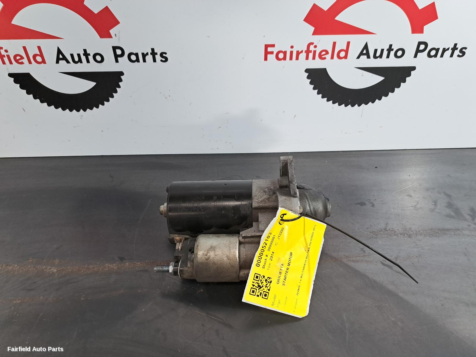 2011-2020 Alfa Romeo Giulietta Starter
