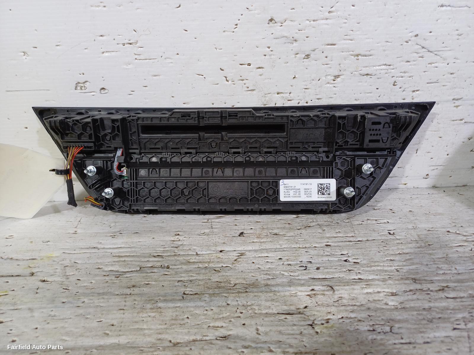 2017-2024 Bmw X3 Heater Ac Controls