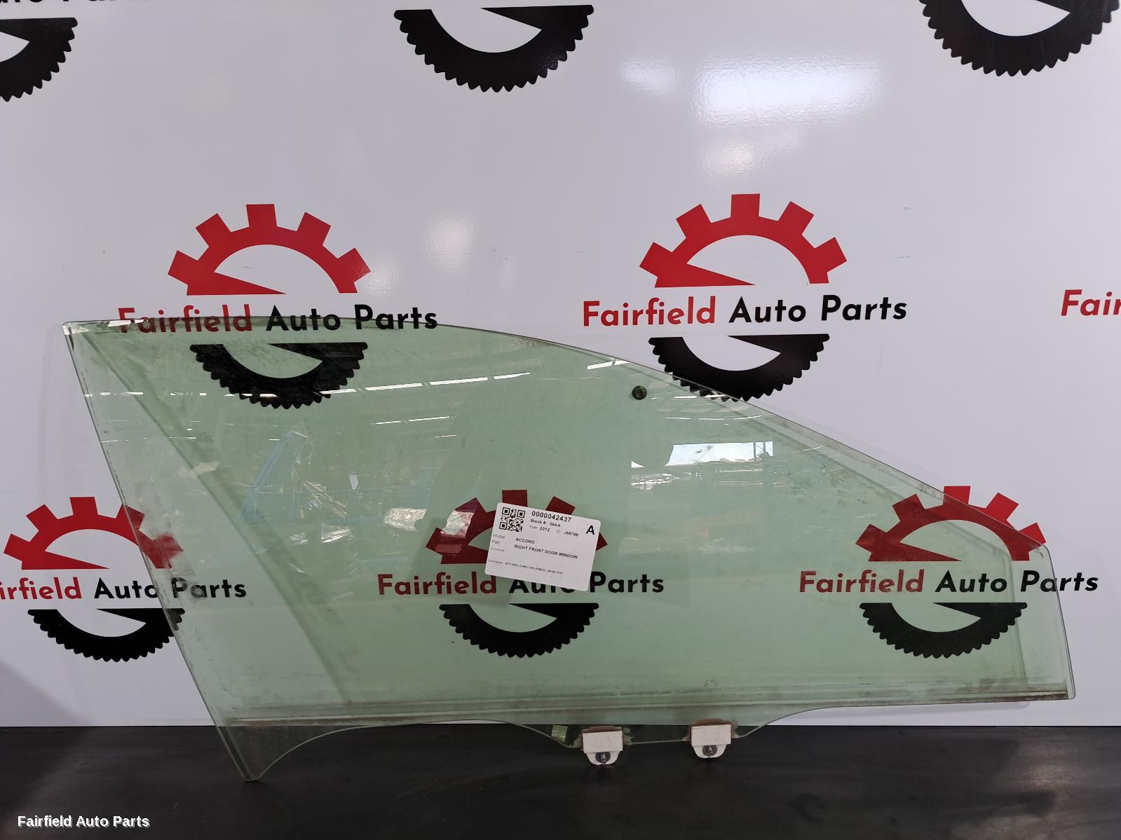 2008-2015 Honda Accord Right Front Door Window