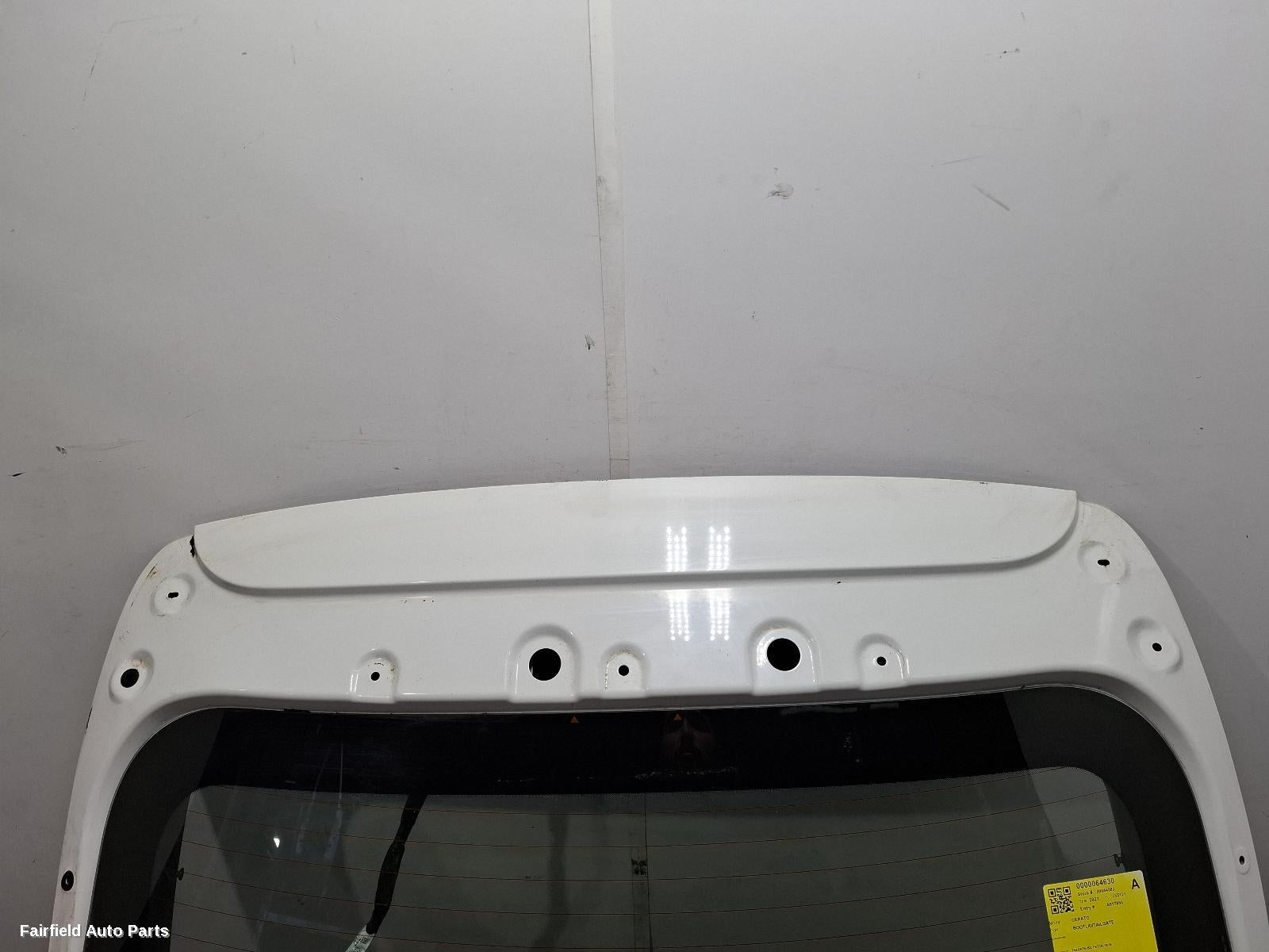 2021 Kia Cerato Bootlid Tailgate