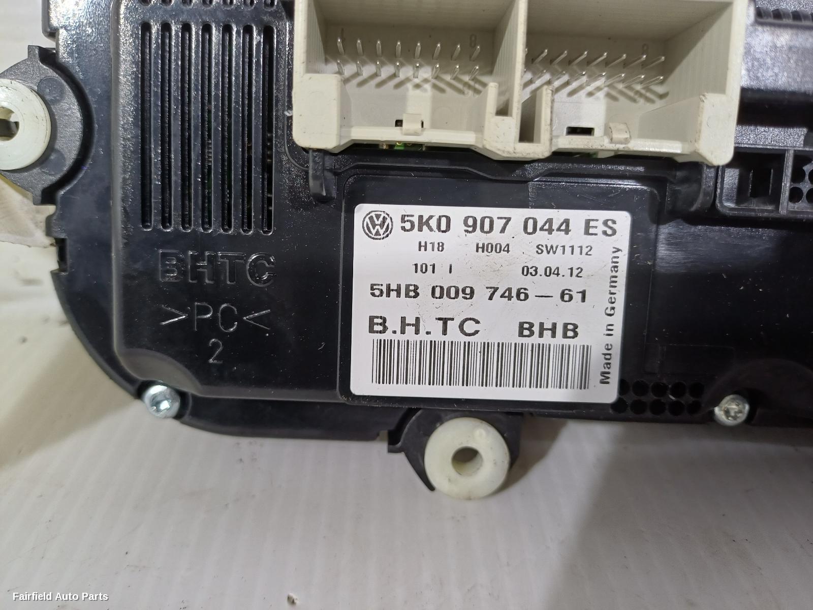 2011-2016 Volkswagen Tiguan Heater Ac Controls