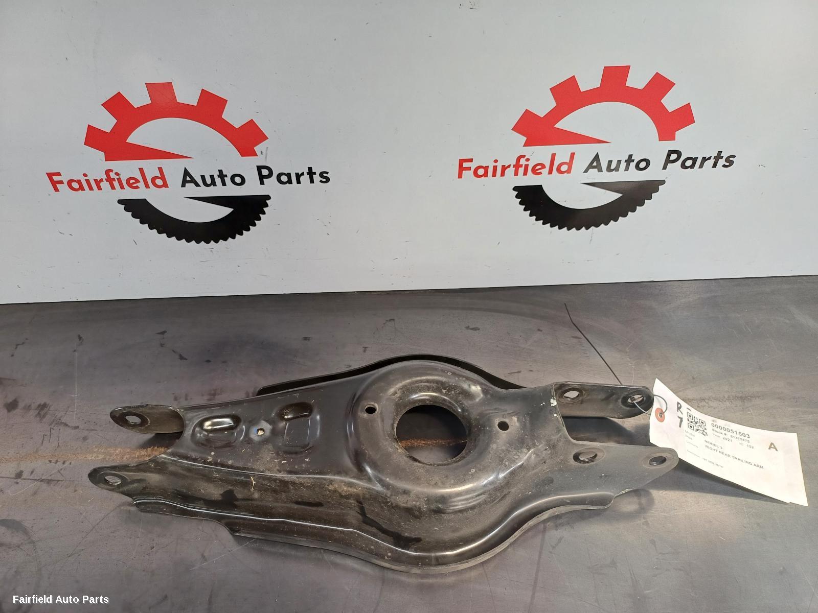 2019-2026 Tesla Model 3 Right Rear Trailing Arm