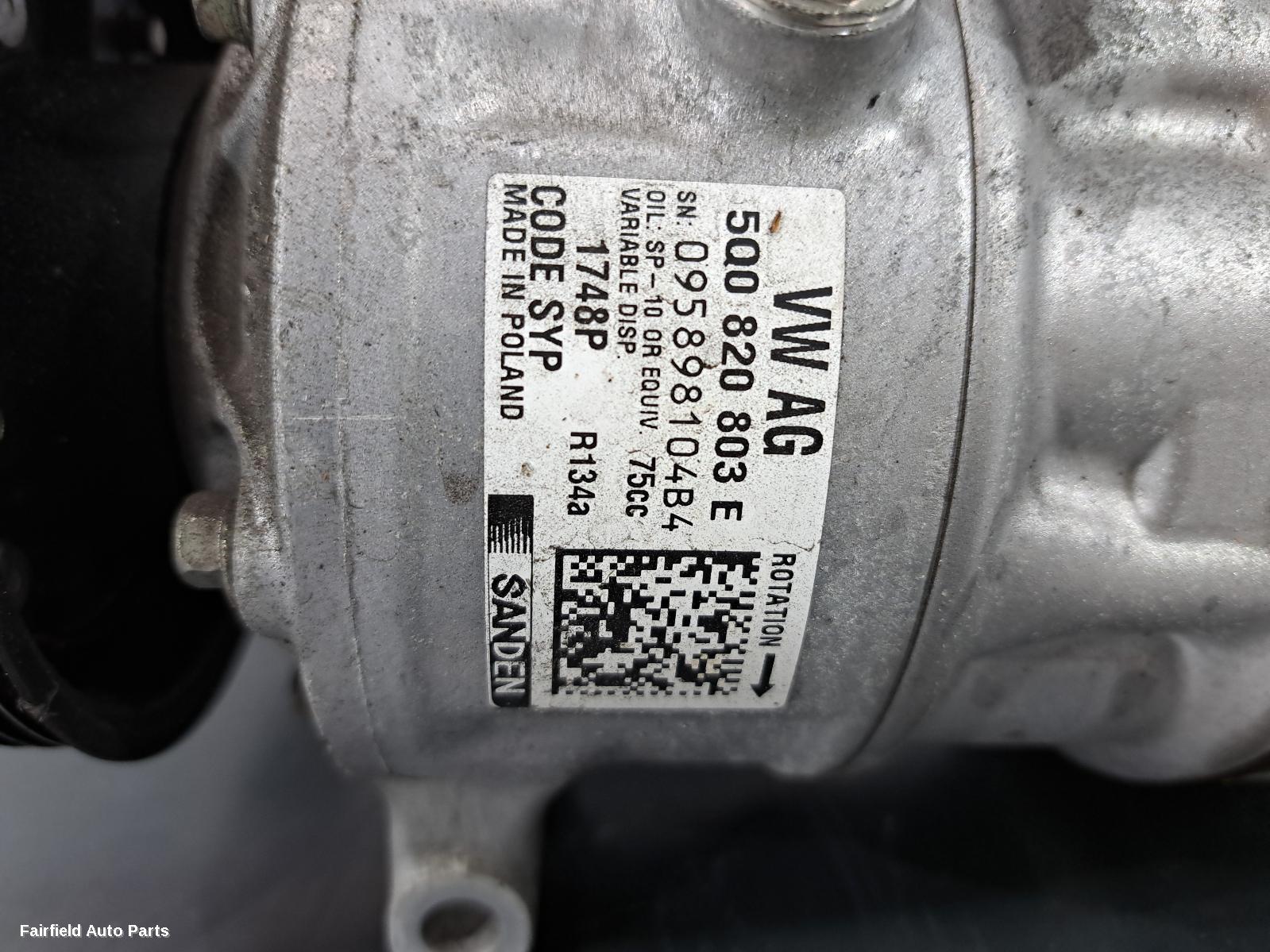 2015 Audi A3 A C Compressor