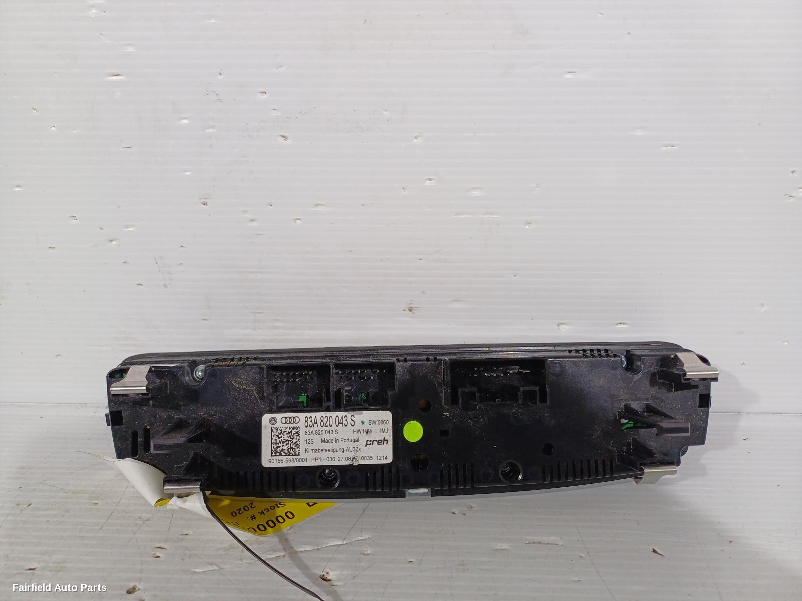 2019-2025 Audi Q3 Heater Ac Controls