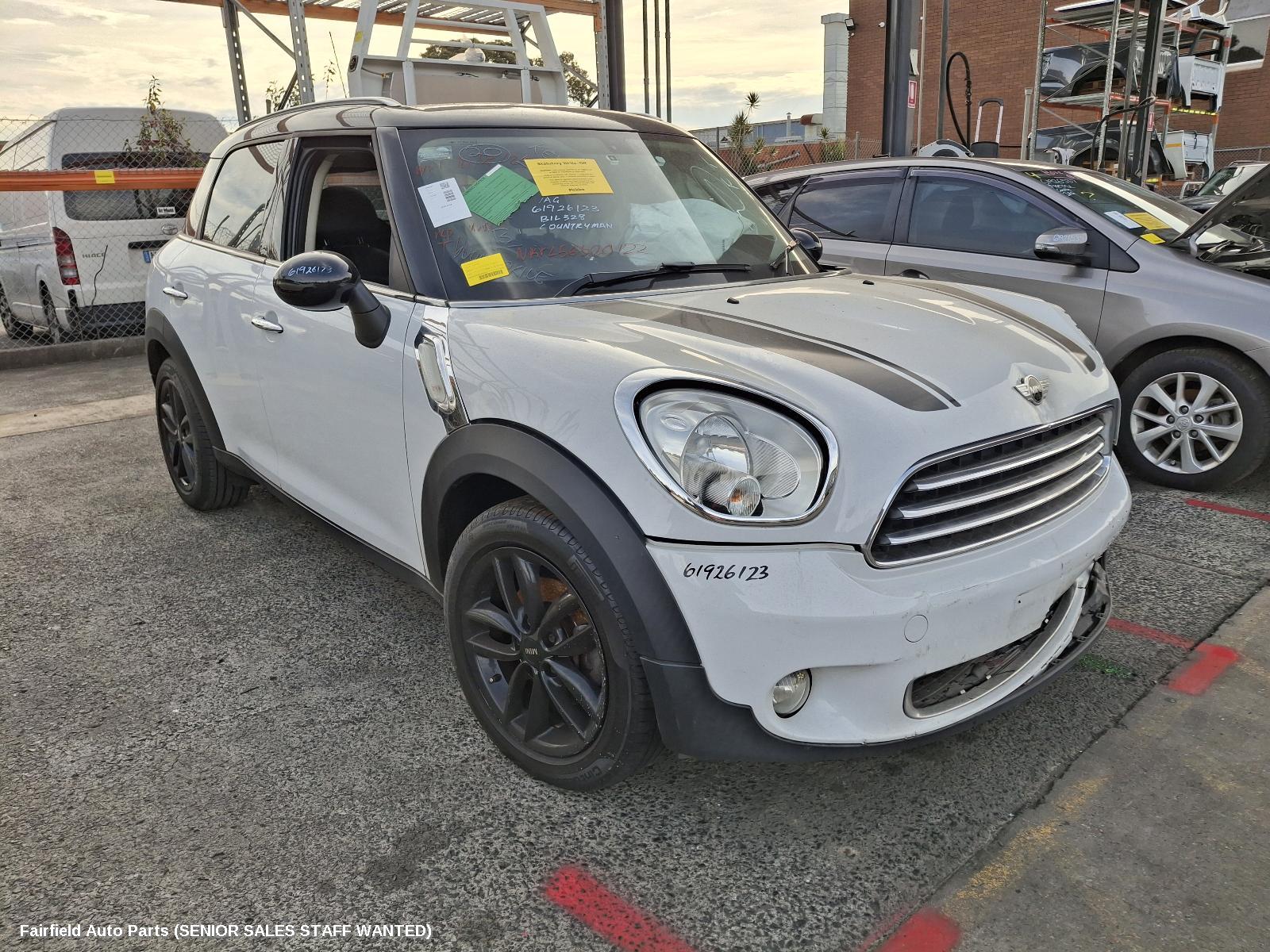 2012 Mini Cooper Left Taillight