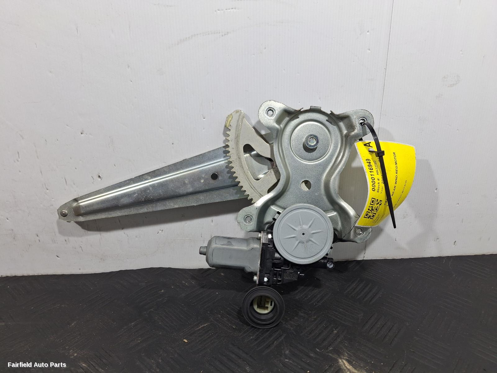 2011-2020 Toyota Yaris Left Rear Wnd Reg Motor