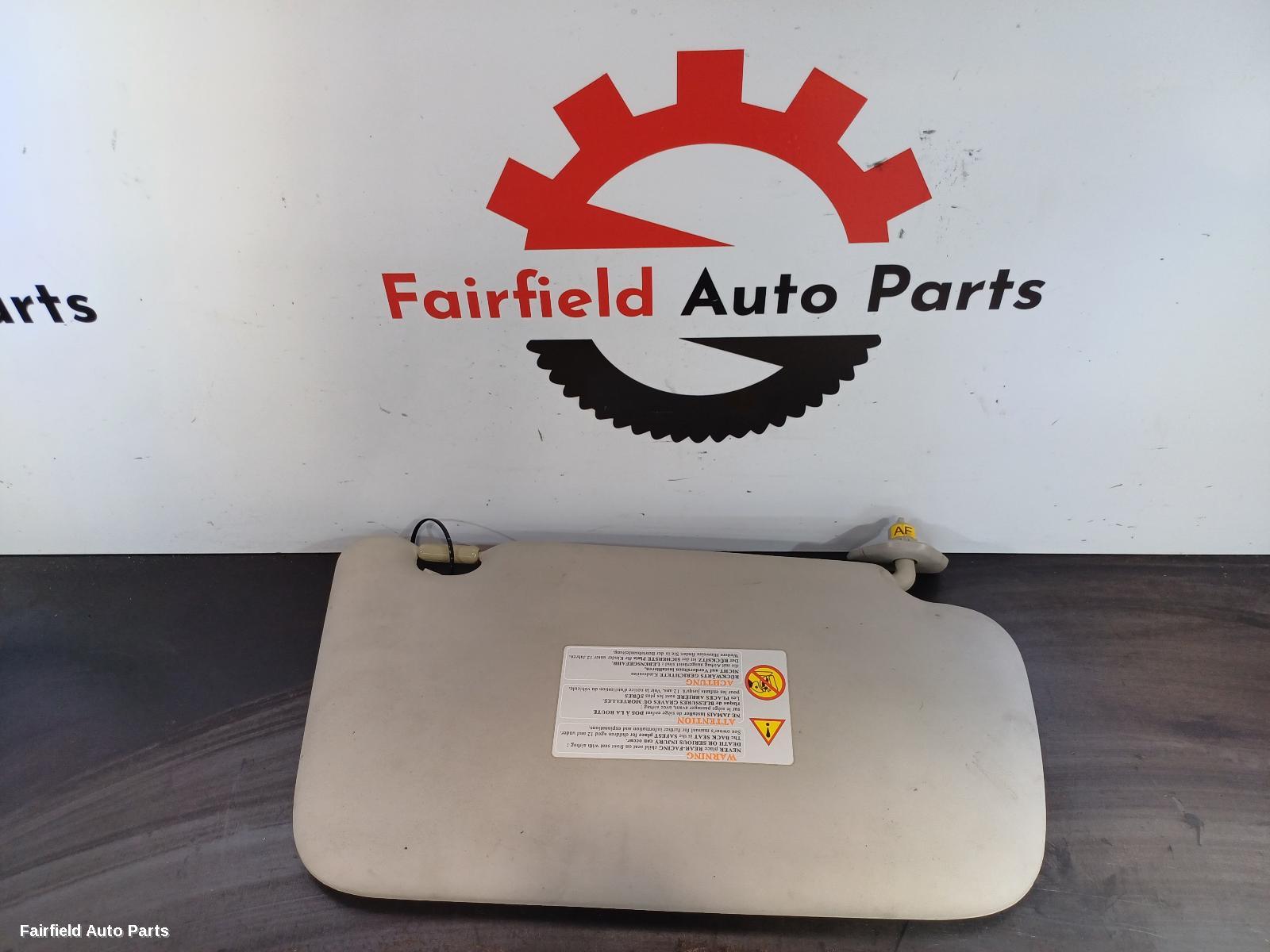 2013-2016 Nissan Pulsar Sunvisor