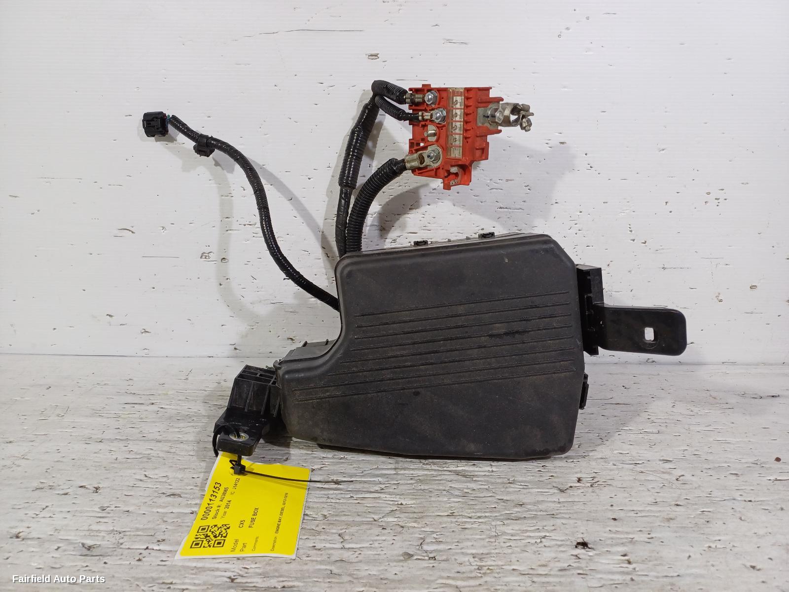 2012-2016 Mazda Cx5 Fuse Box