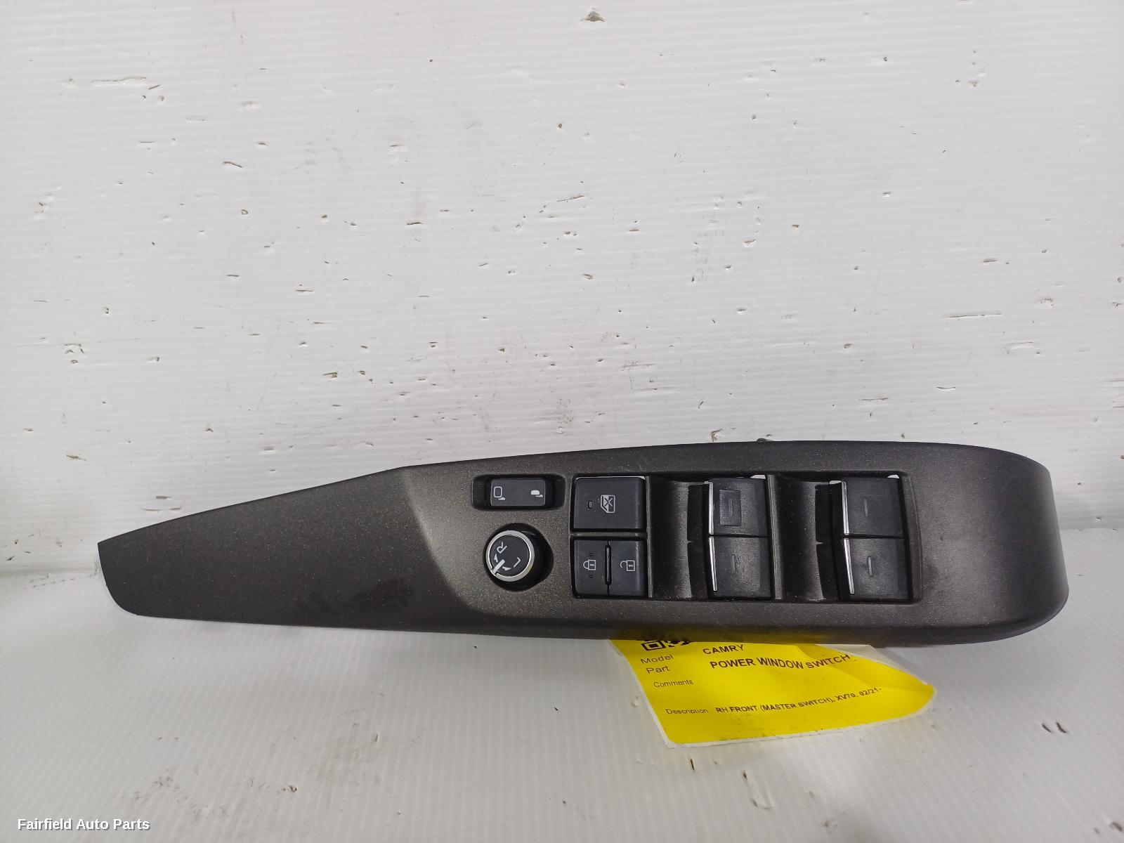 2021-2024 Toyota Camry Pwr Dr Wind Switch