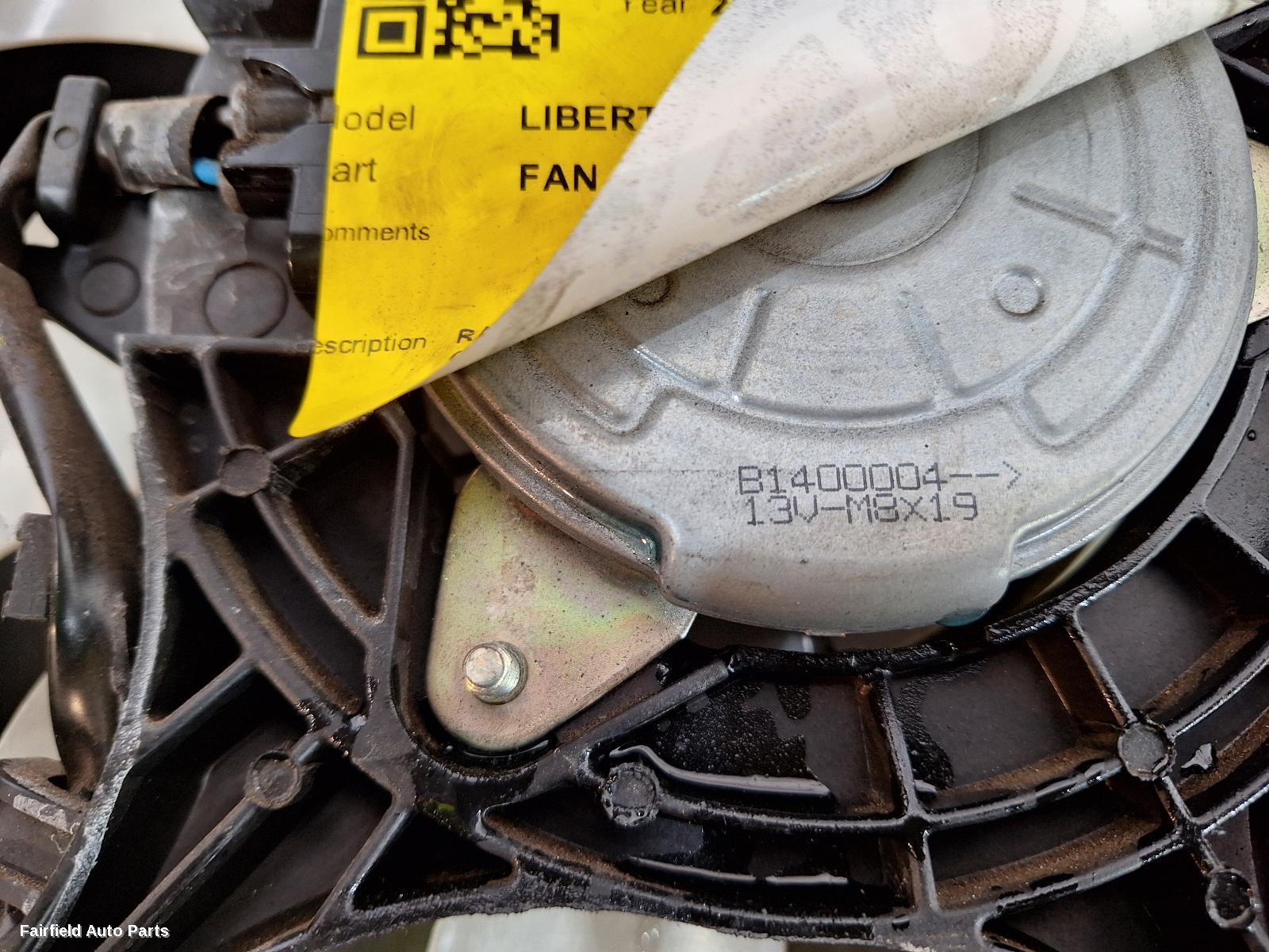 2014-2021 Subaru Liberty Fan