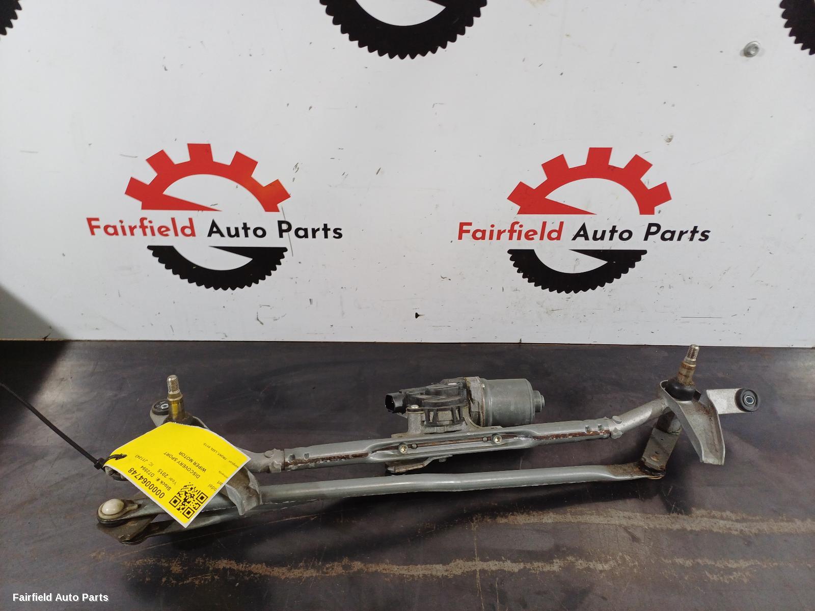 2015-2026 Land Rover Discovery Sport Wiper Motor