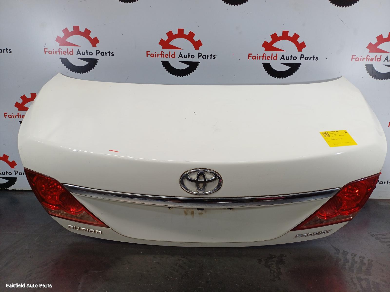 2006-2009 Toyota Aurion Bootlid Tailgate