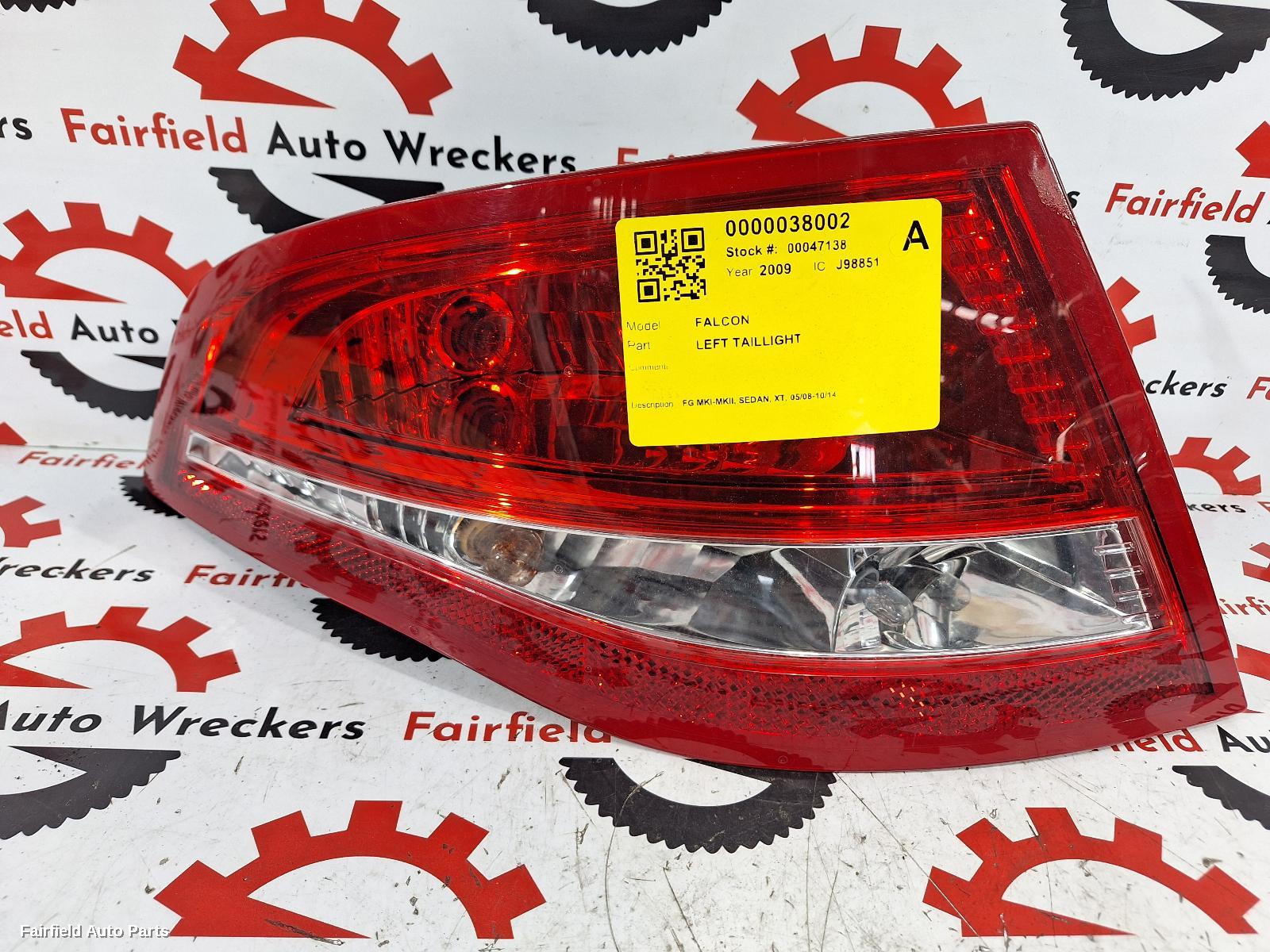 2009 Ford Falcon Left Taillight