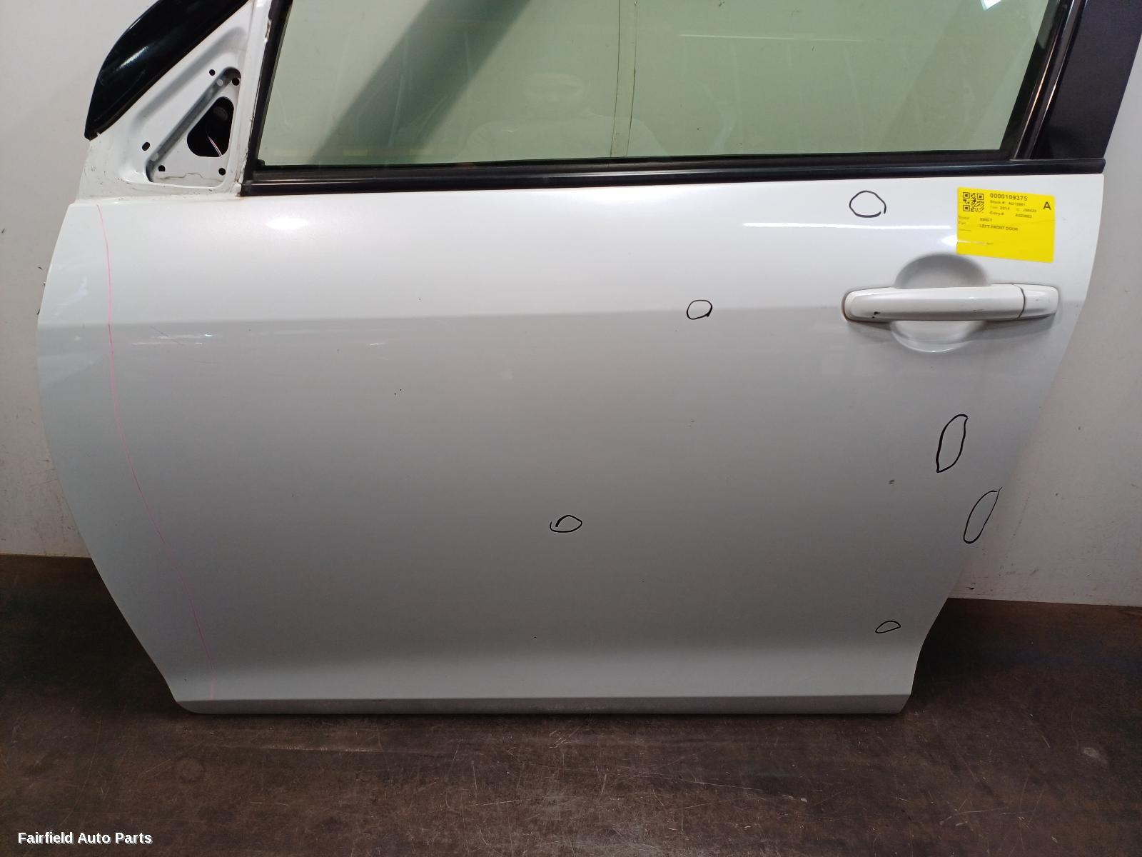 2010-2017 Suzuki Swift Left Front Door
