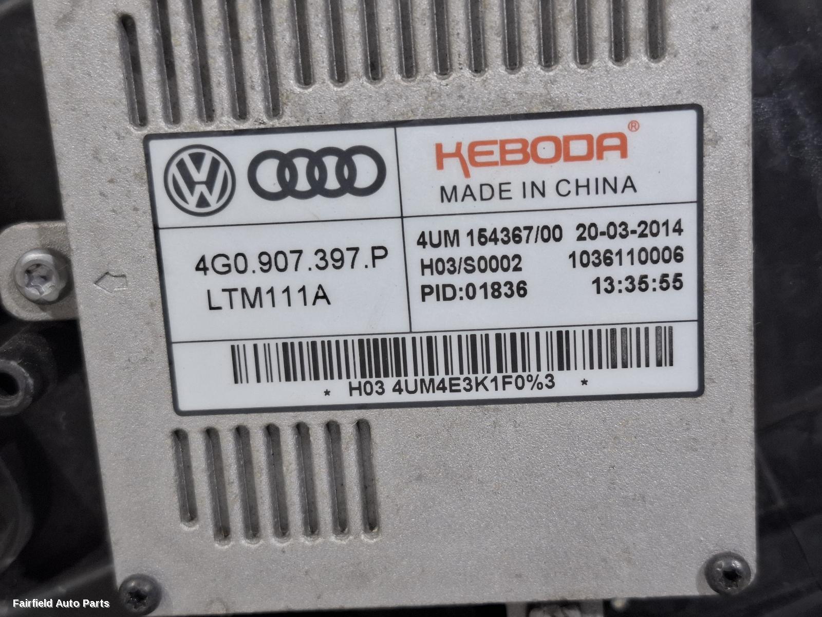 2013-2016 Audi A3 Right Headlamp