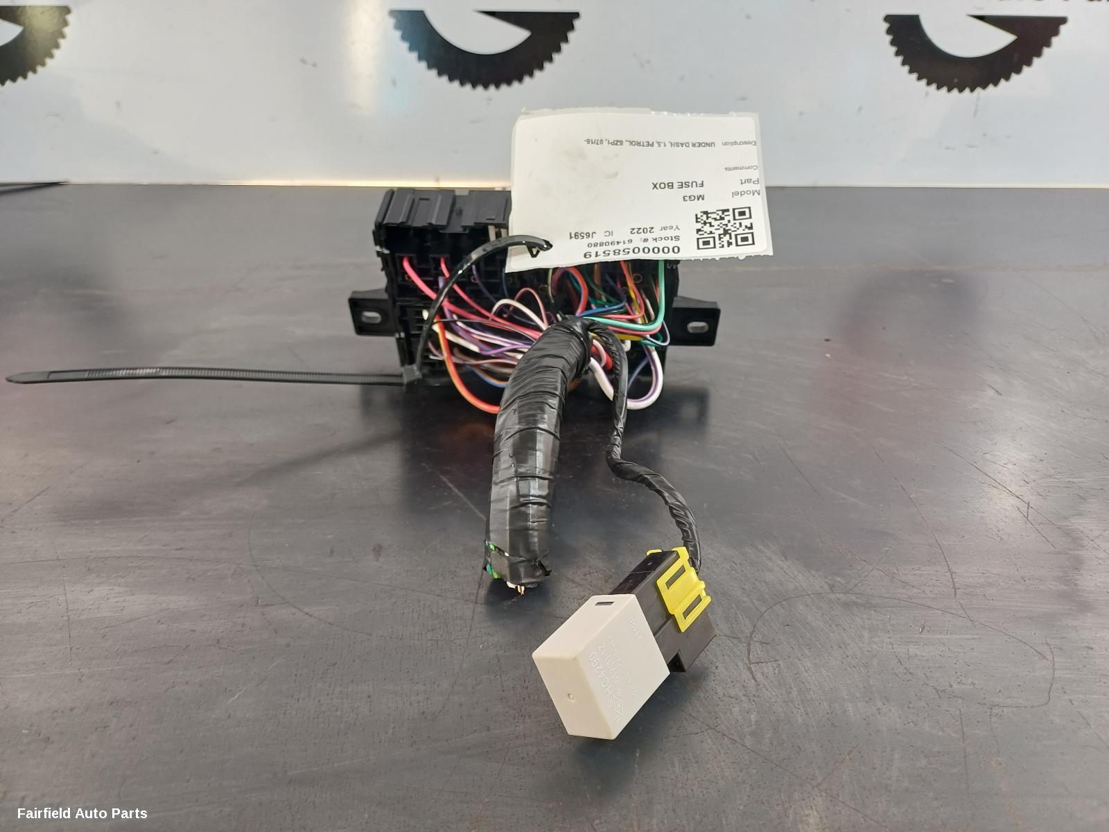 2016-2024 Mg Mg3 Fuse Box