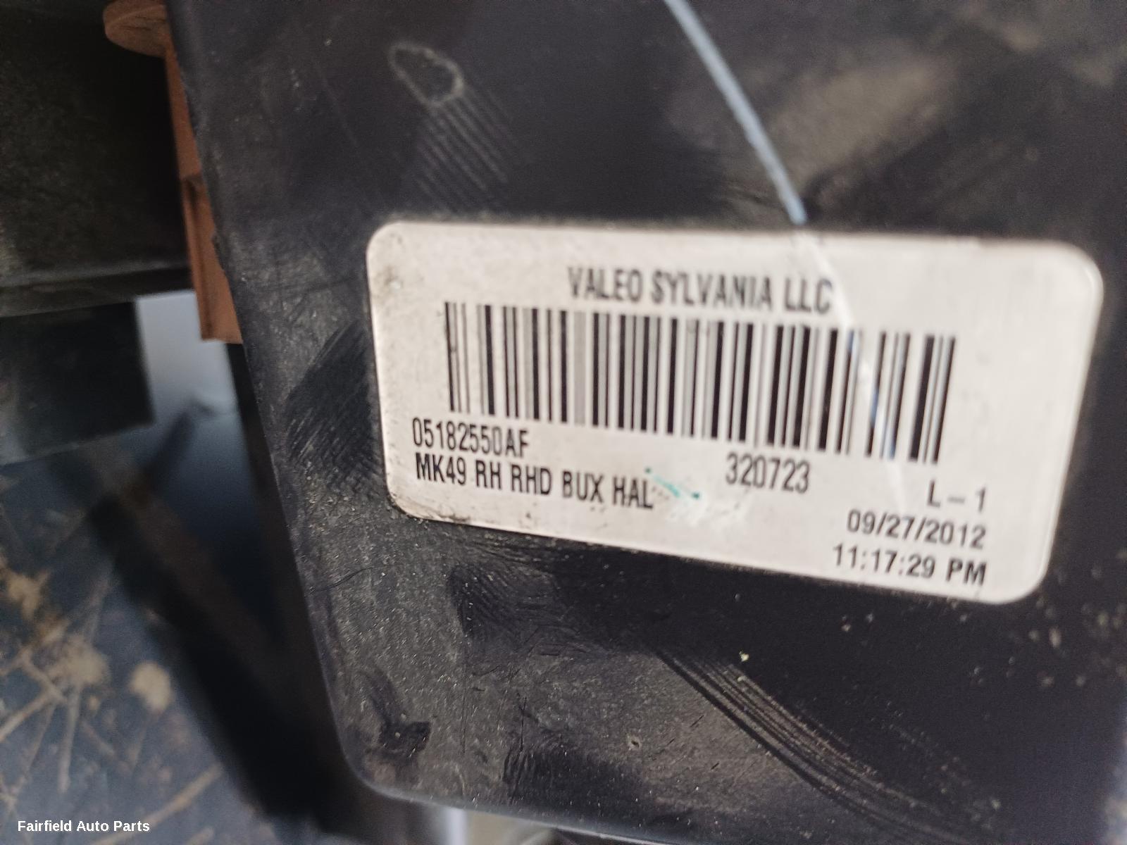 2013 Jeep Compass Right Headlamp