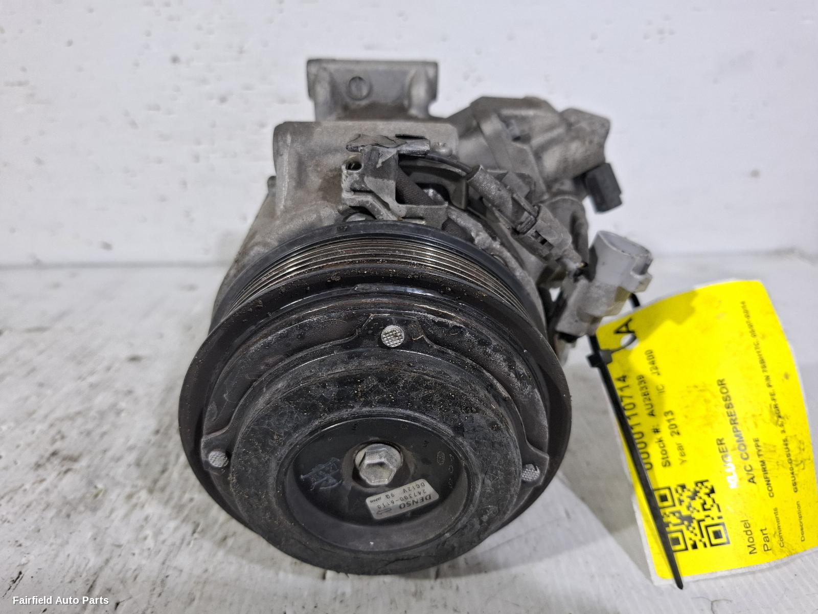 2007-2014 Toyota Kluger A C Compressor