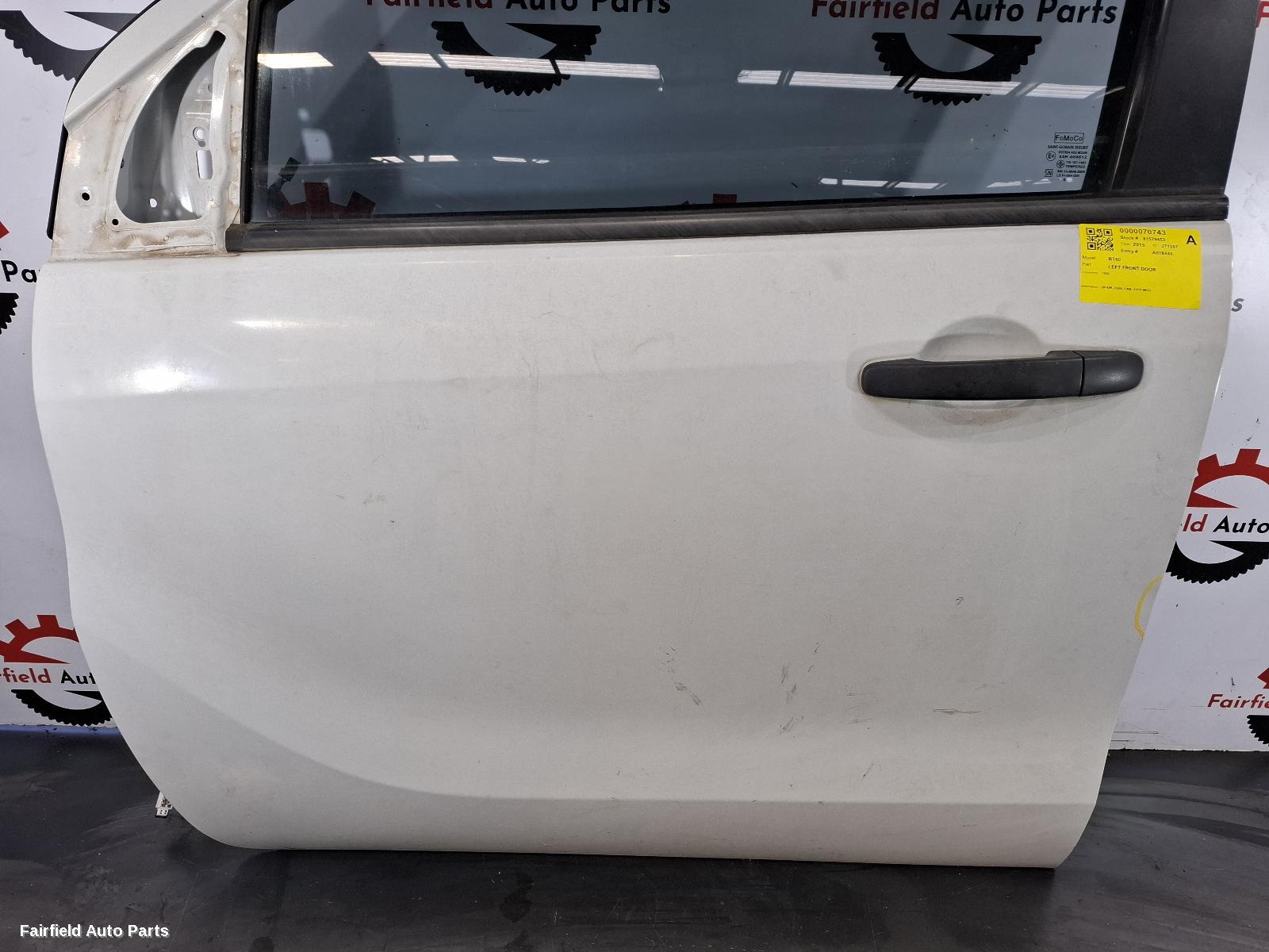 2011-2020 Mazda Bt50 Left Front Door
