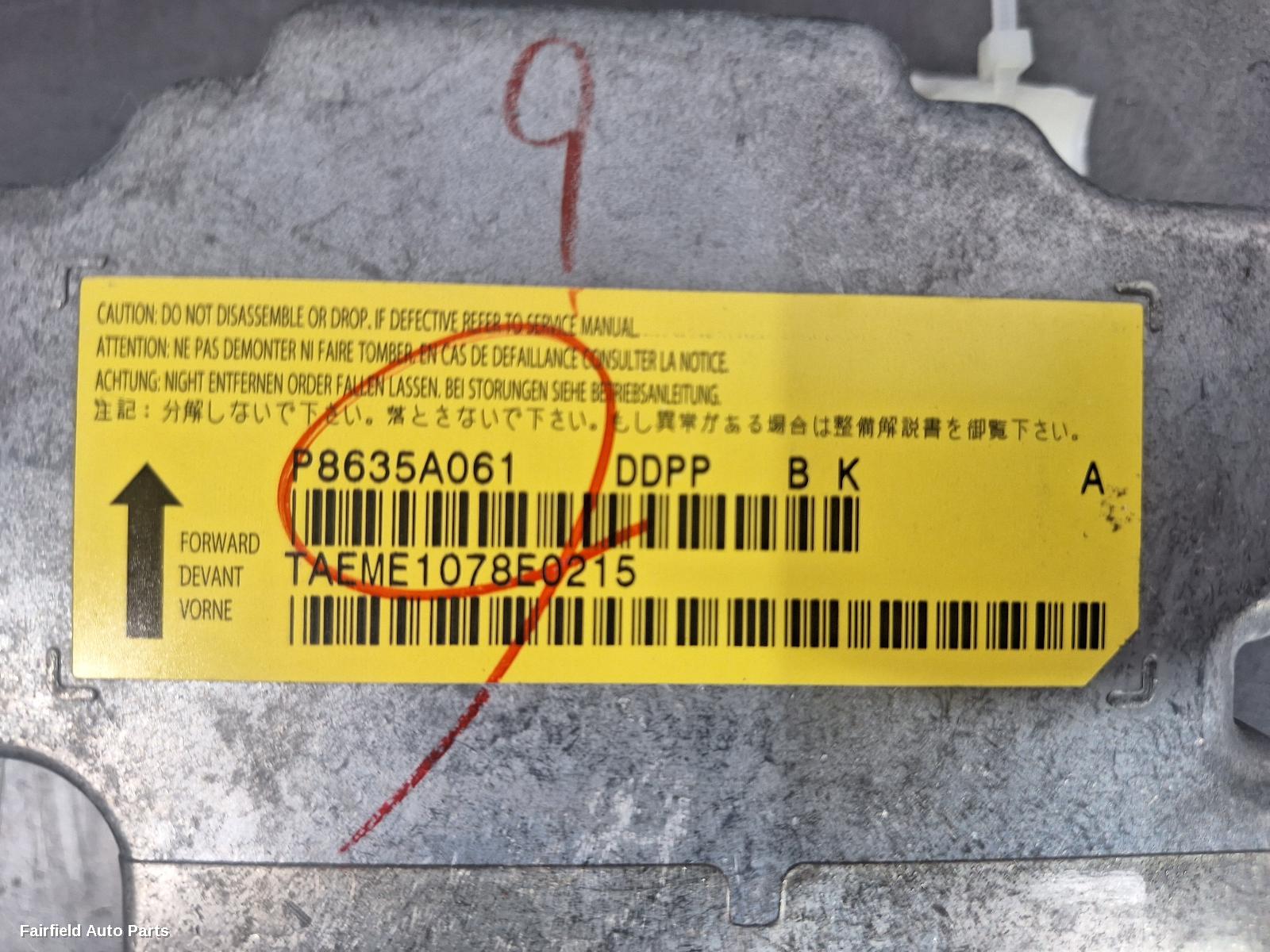 2007-2015 Mitsubishi Lancer Airbag Module Sensor