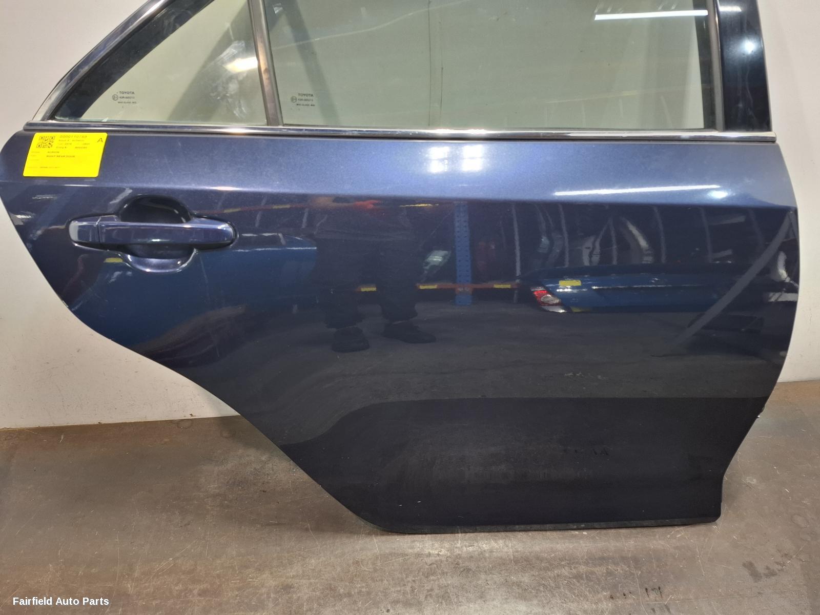 2012-2017 Toyota Aurion Right Rear Door Sliding