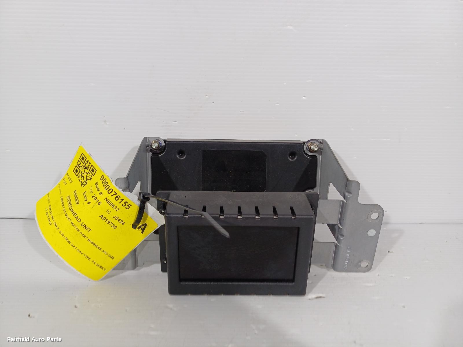 2011-2022 Ford Ranger Radio Cd Dvd Sat Tv