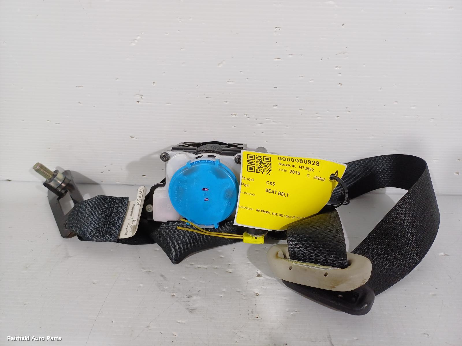 2012-2016 Mazda Cx5 Seatbelt Stalk
