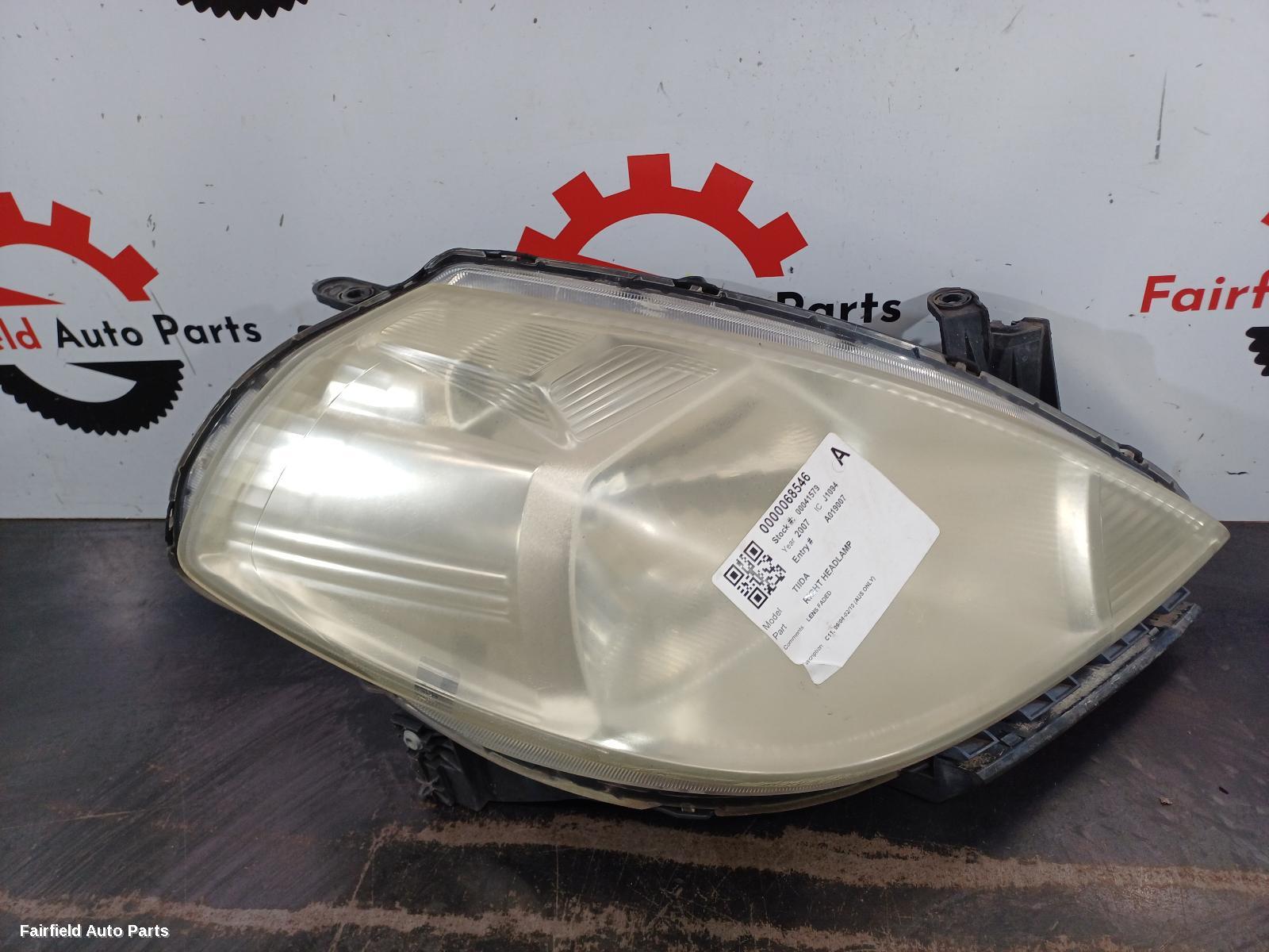 2004-2010 Nissan Tiida Right Headlamp