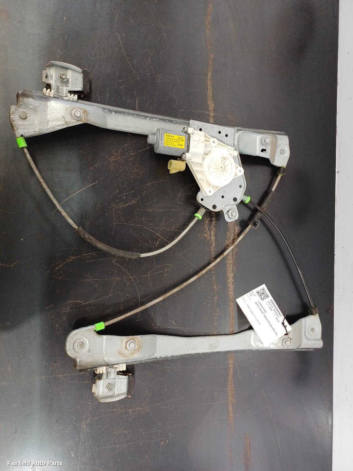 2006-2013 Holden Commodore Right Front Window Reg Motor