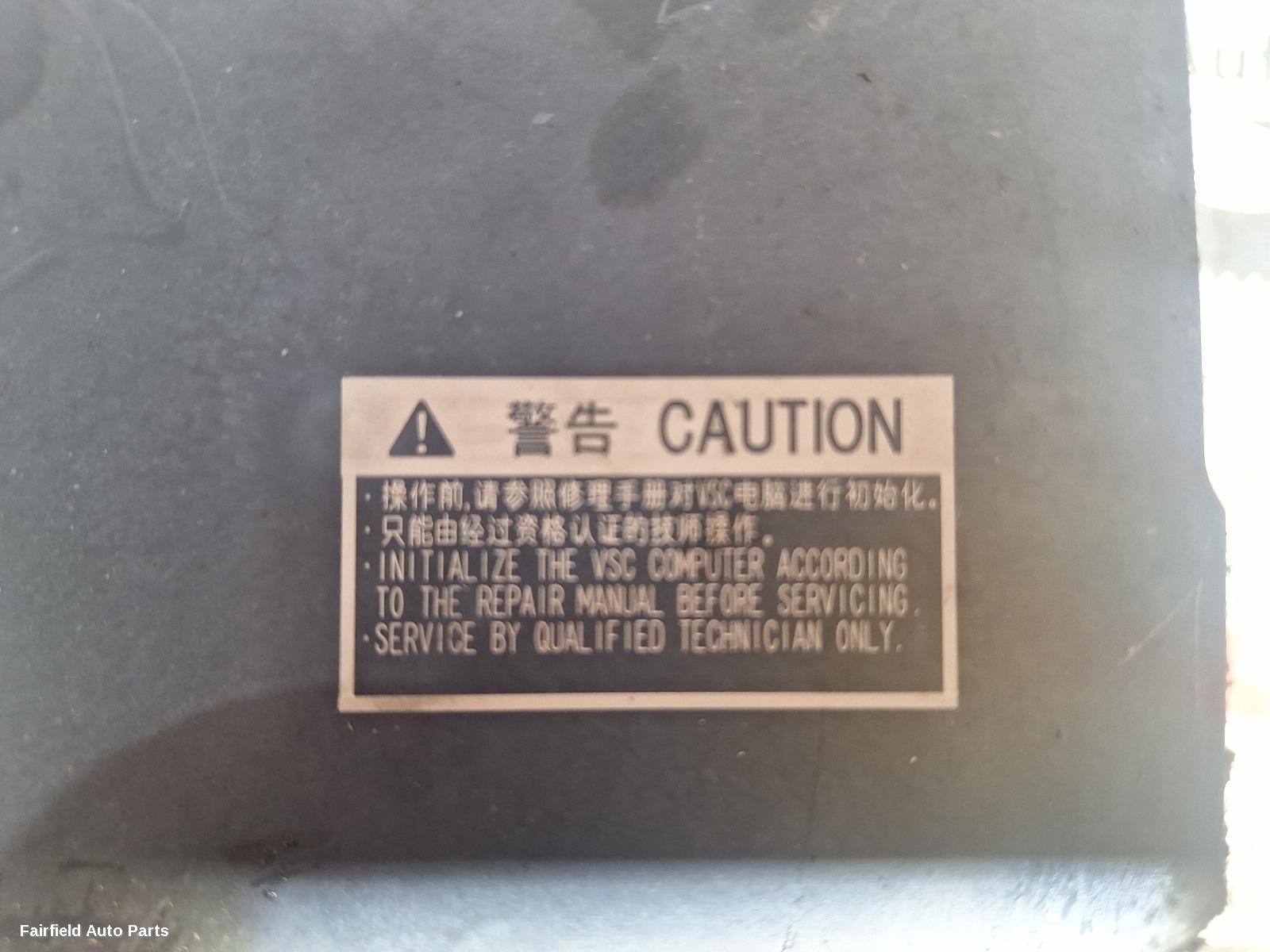 2007-2014 Toyota Kluger Abs Pump Modulator