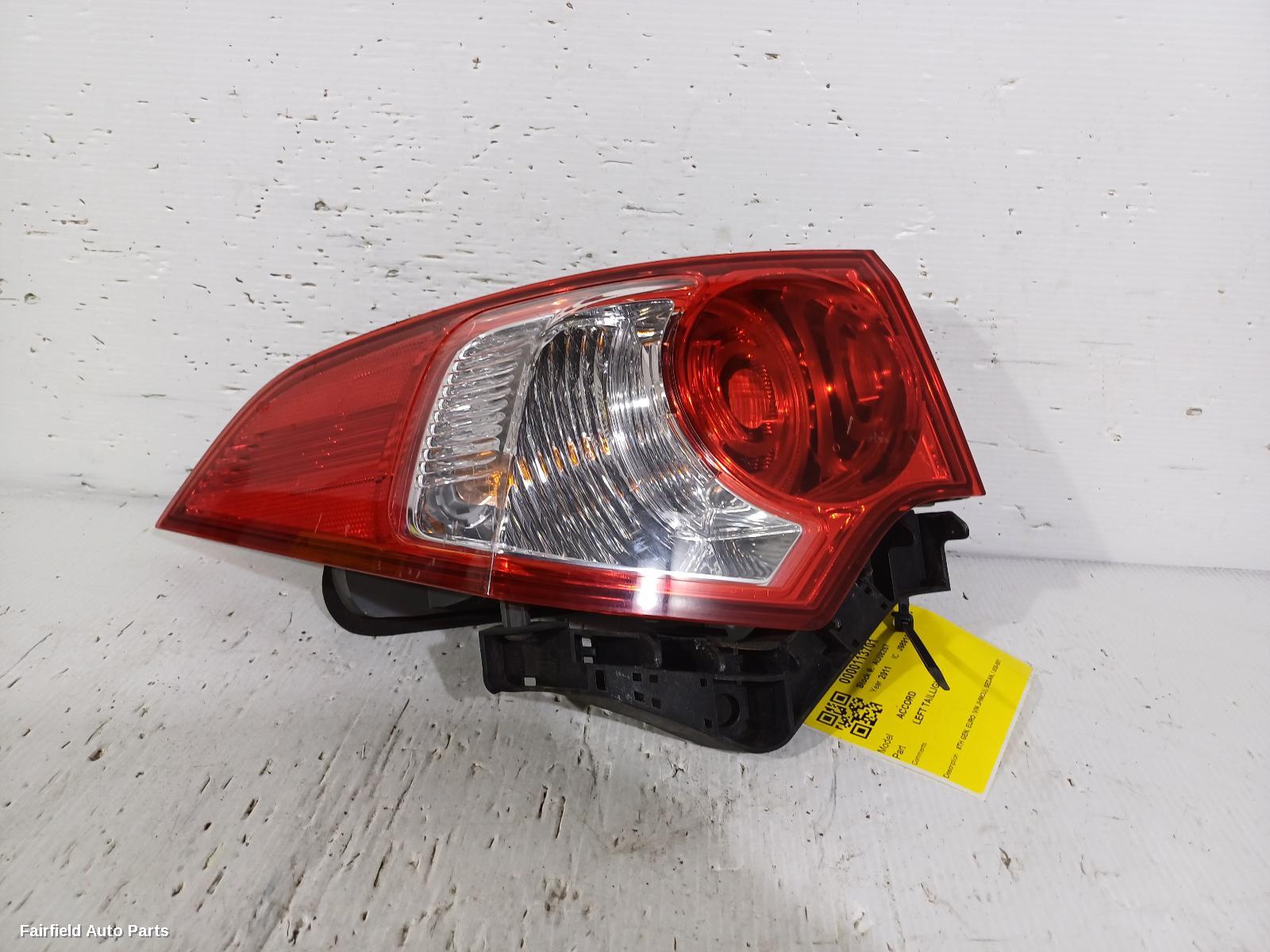 2008-2011 Honda Accord Left Taillight