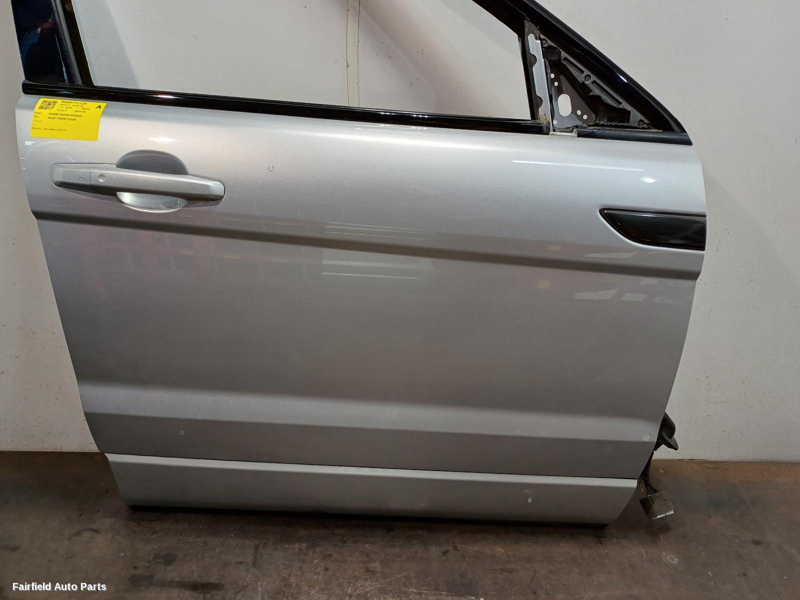 2016-2019 Land Rover Rangerover Evoque Right Front Door